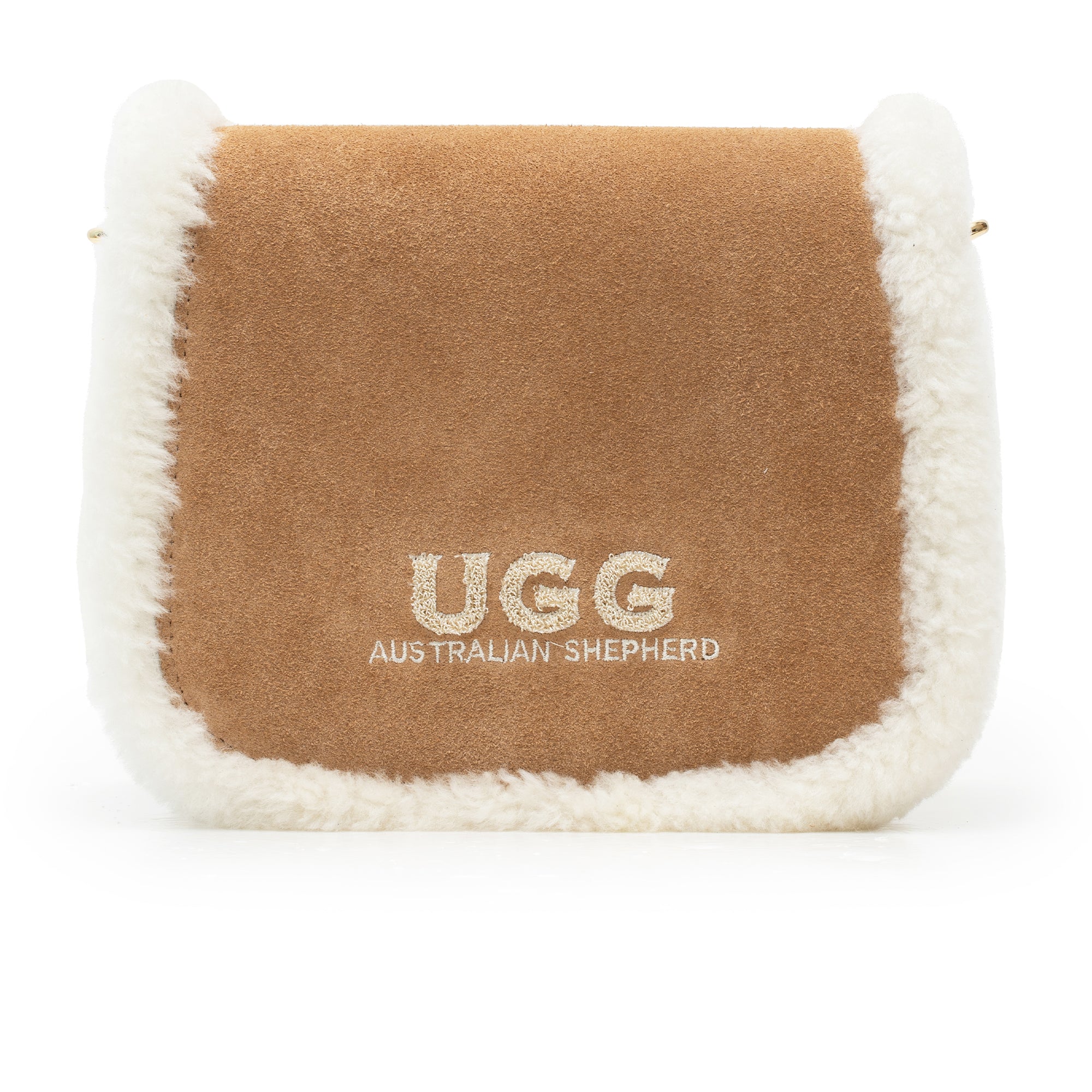 UGG Sheepskin Wool Messenger Bag