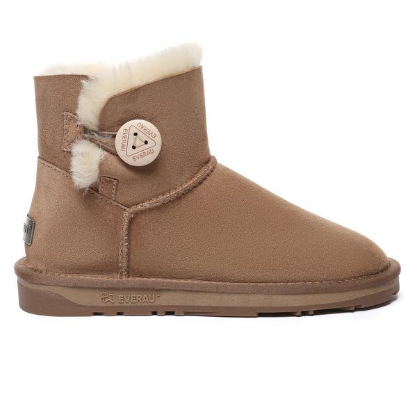 Premium Mini Button Classic Sheepskin UGG Boots