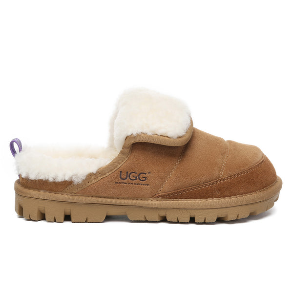 Puffer UGG Sheepskin Slippers