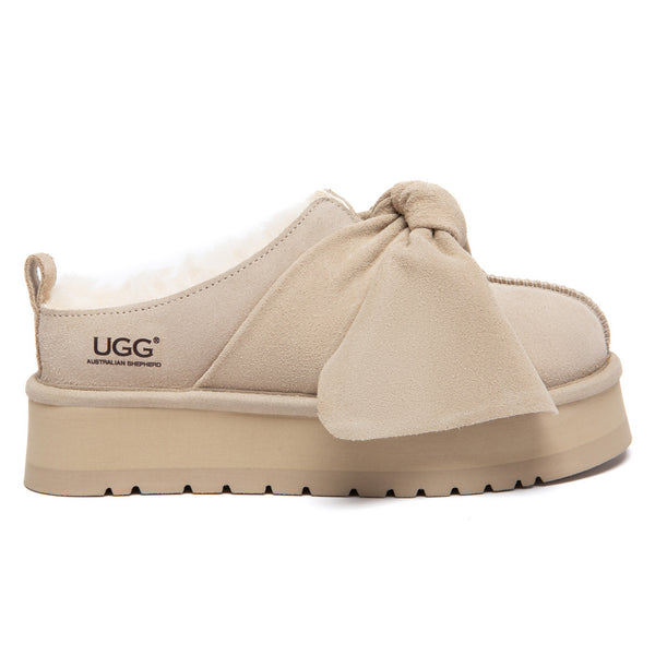Ultra Bow Platform UGG Slippers