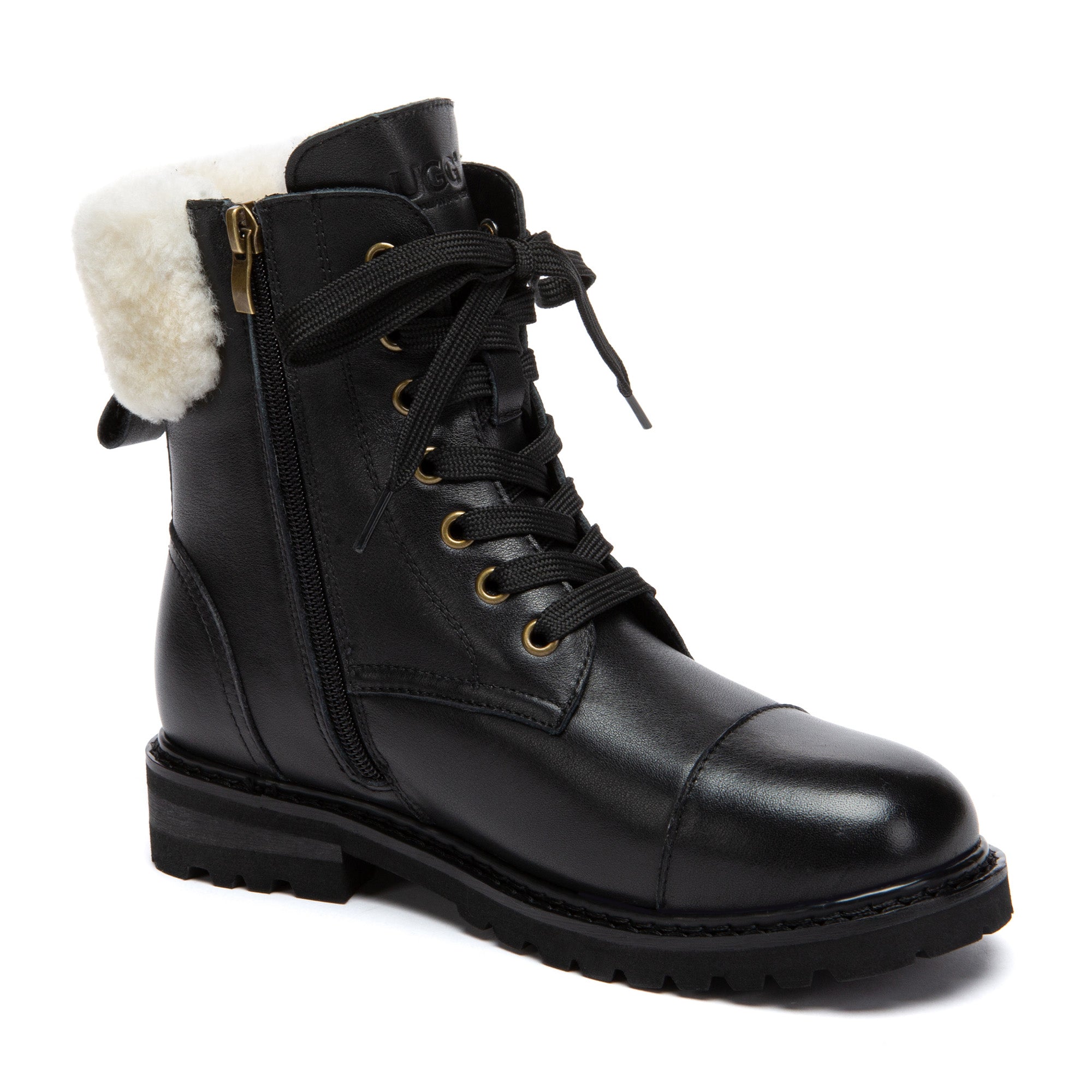 EverUgg Metro Leather UGG Boots featuring smooth leather, cozy interior, and stylish design for cold weather wear.