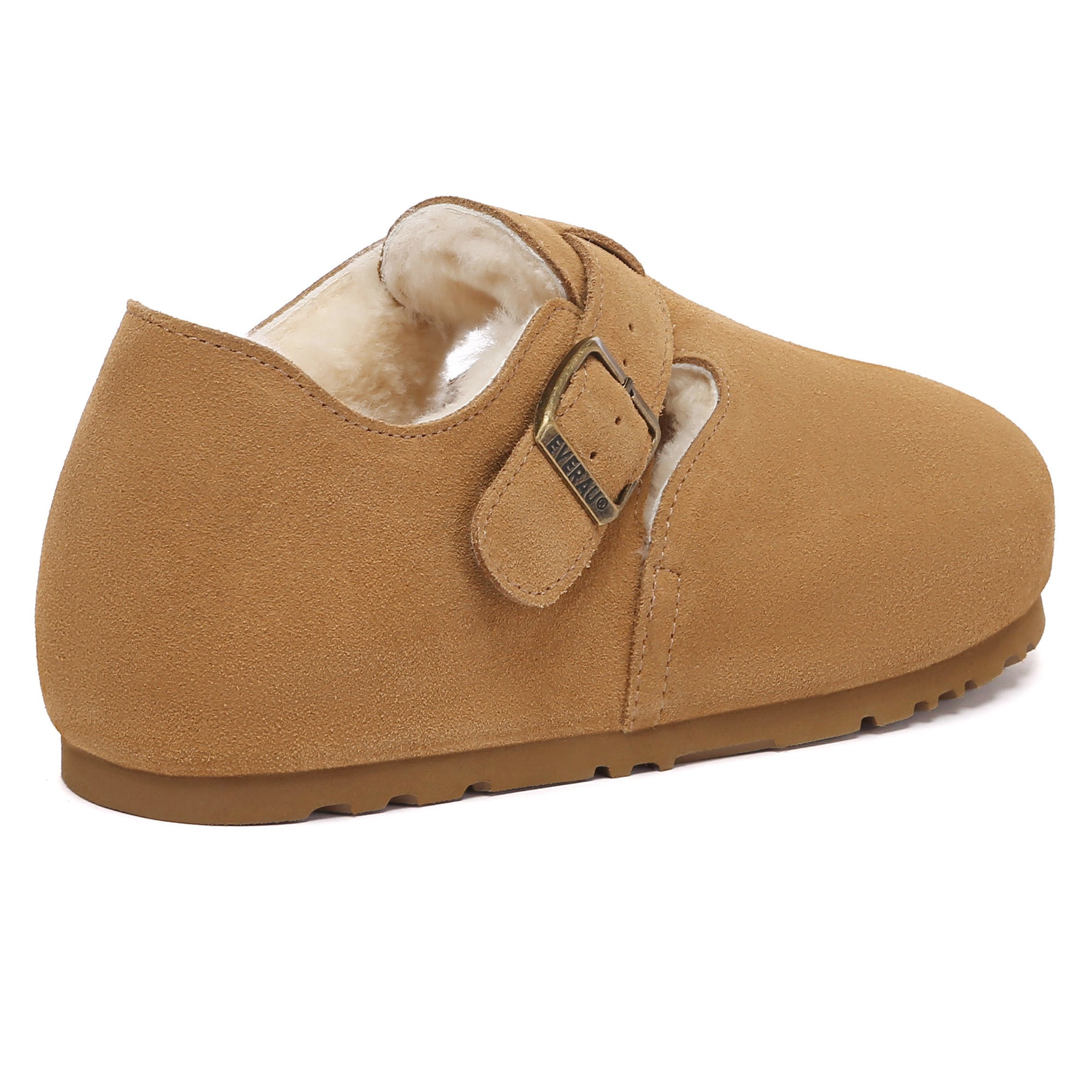Ever Premium Adjustable Buckle Clog UGG Slippers