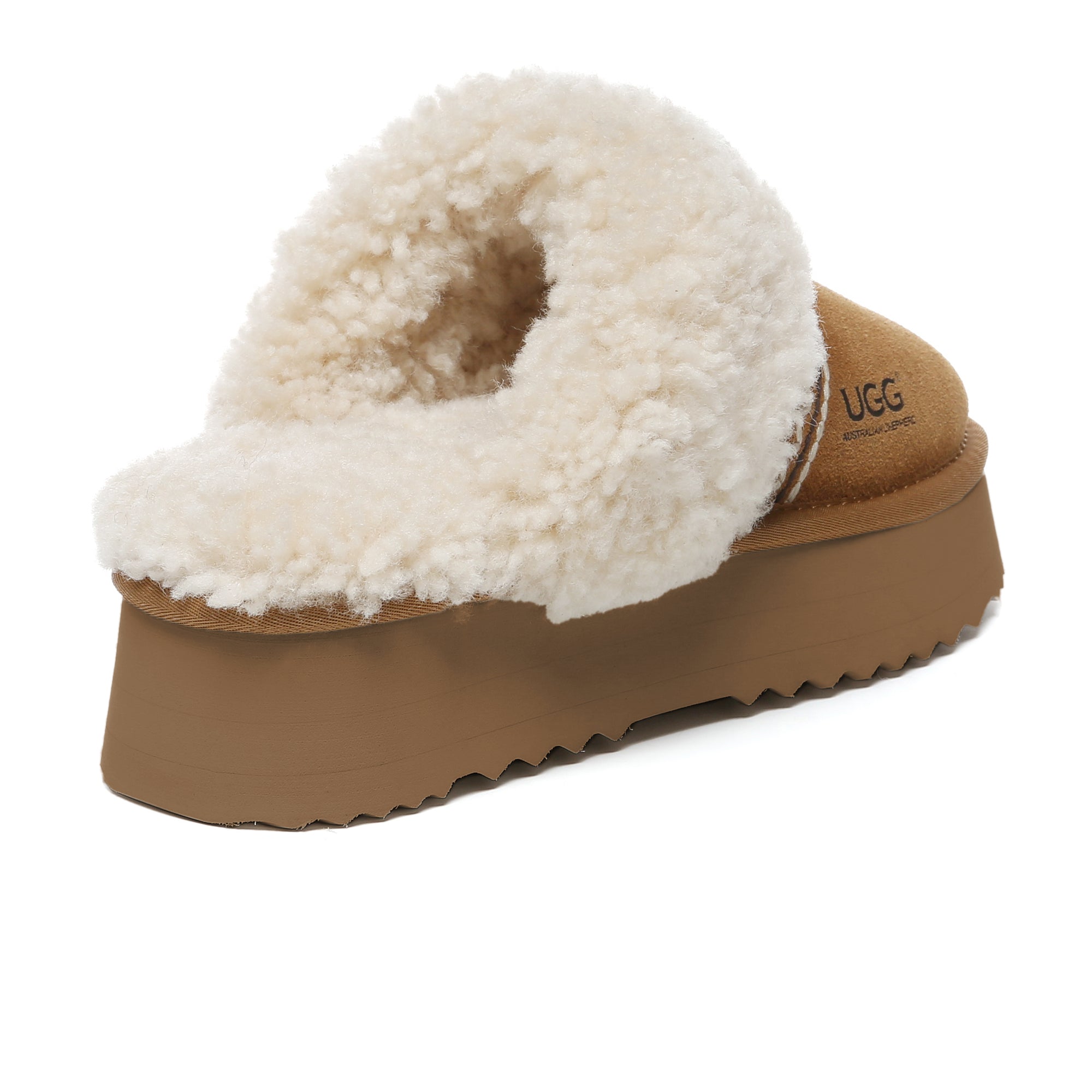 Bohemian Knitted UGG Platform Slippers