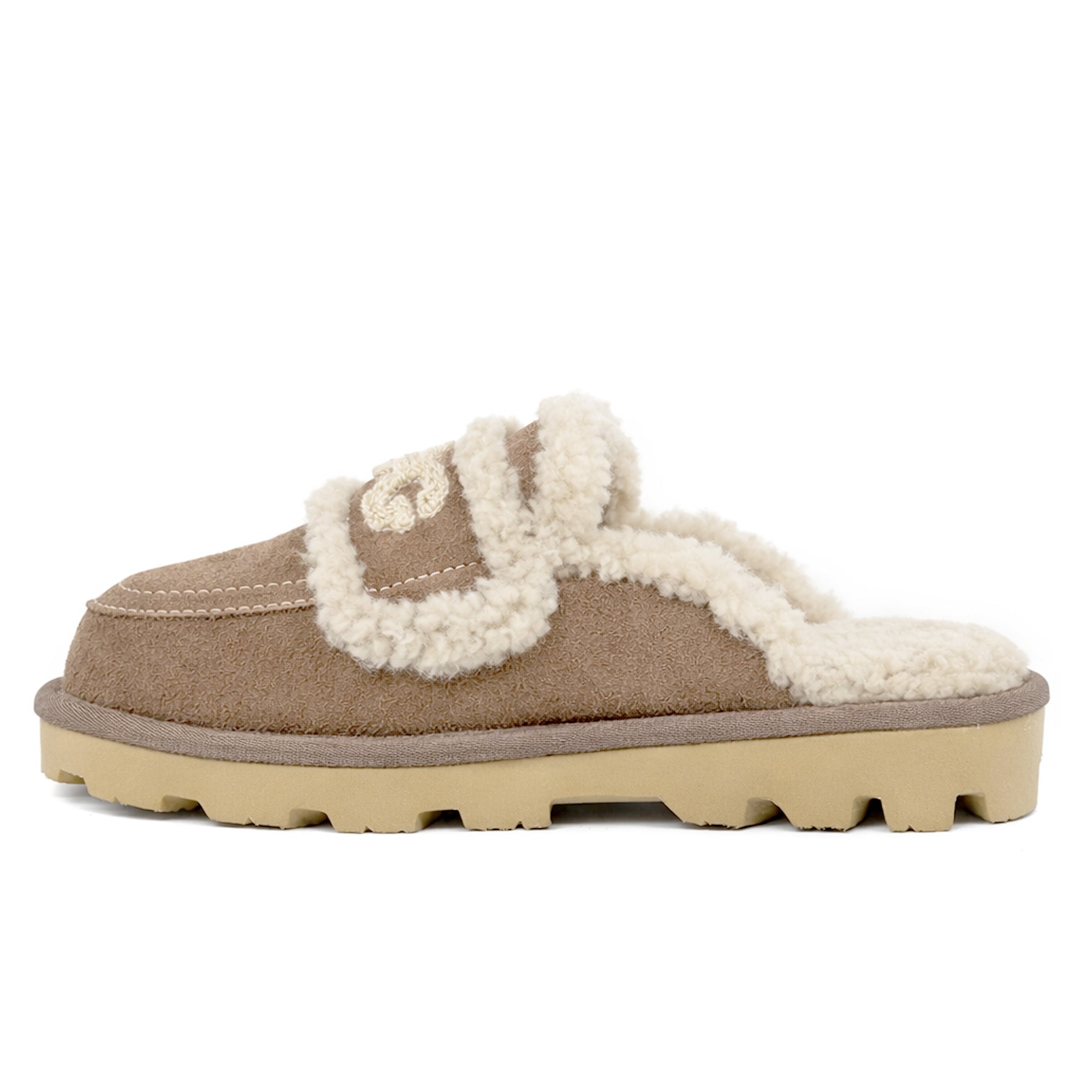 UGG Shearling Comfort Sole Slippers