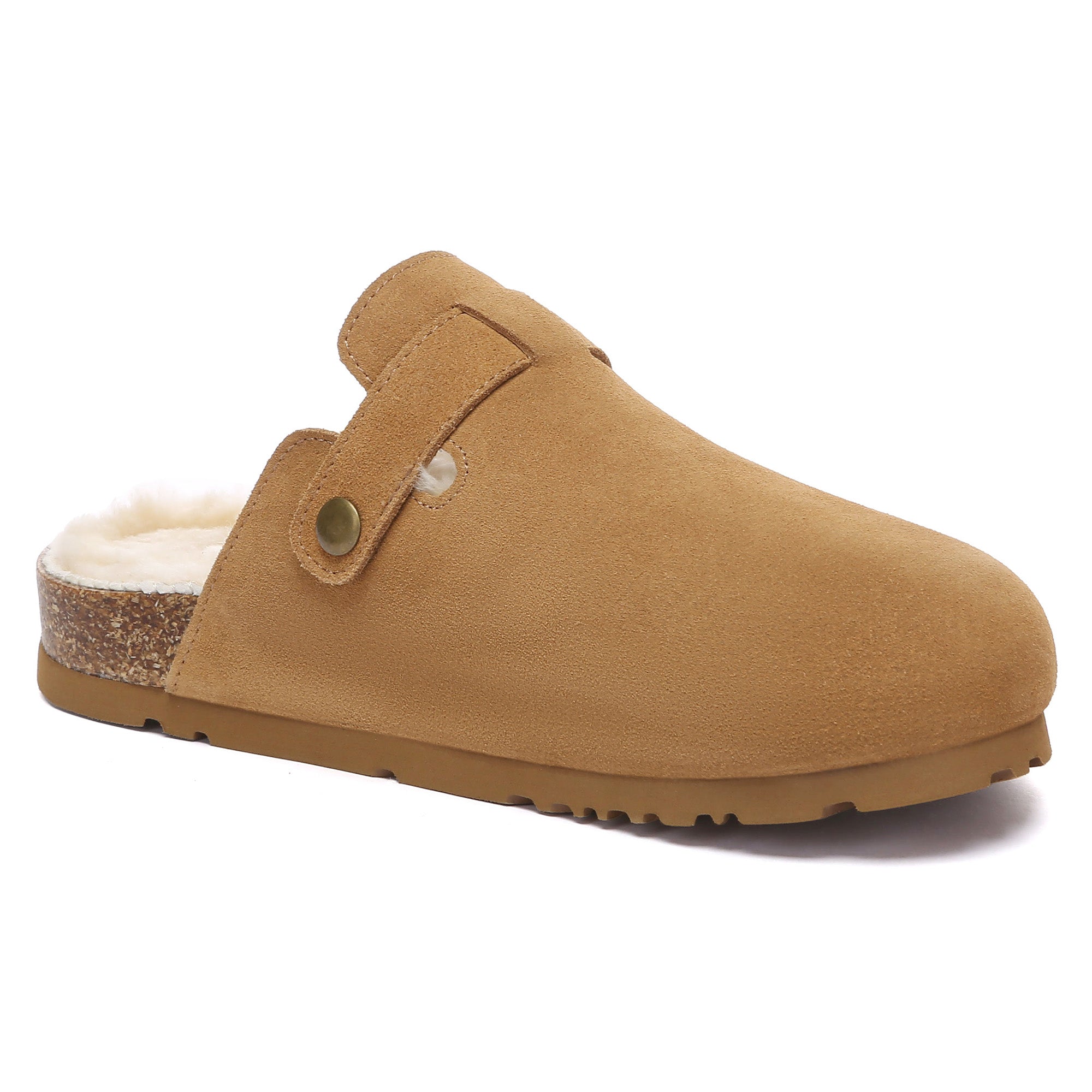 Ever Premium Adjustable Buckle UGG Slides