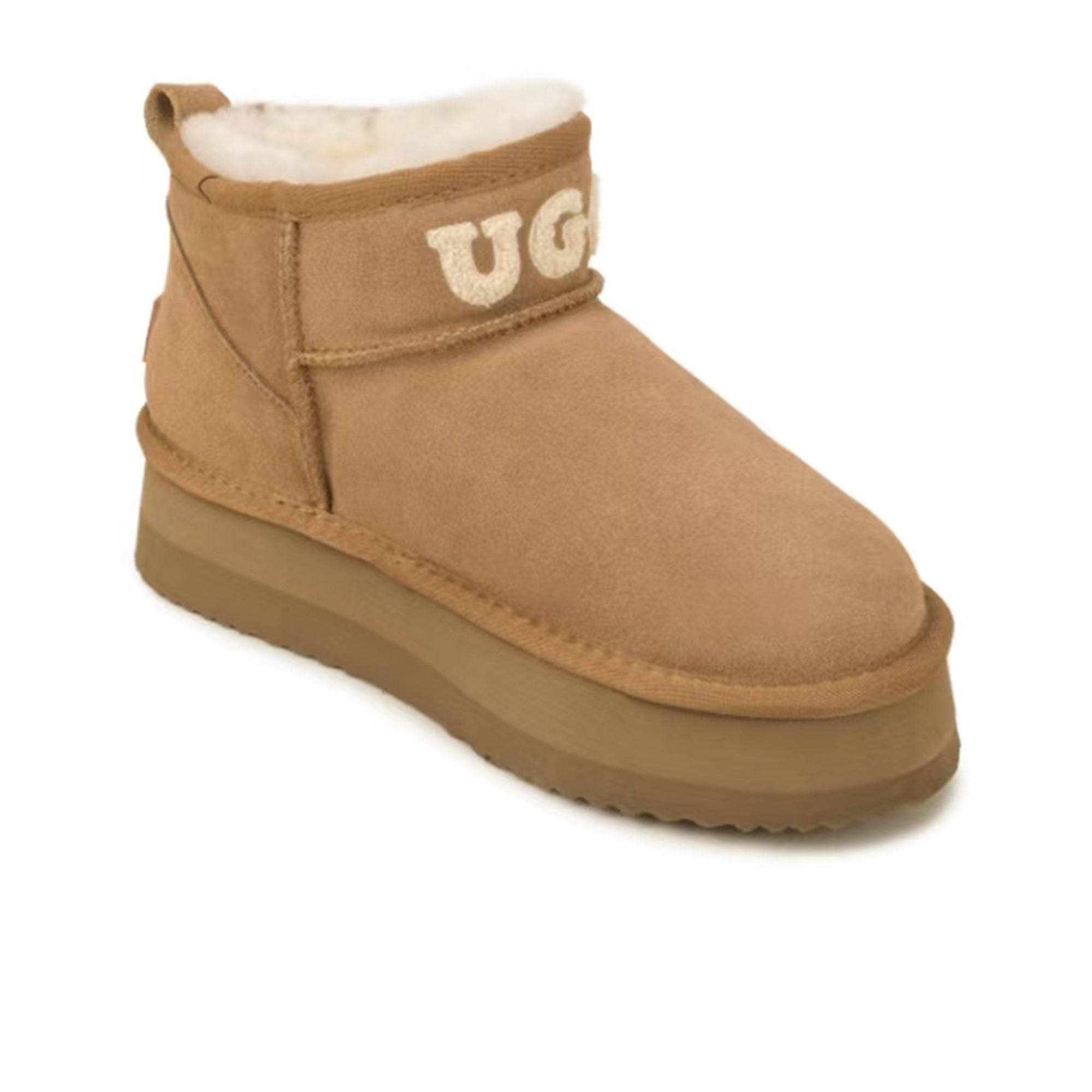 UGG Shearling Ultra Mini Platform Boots