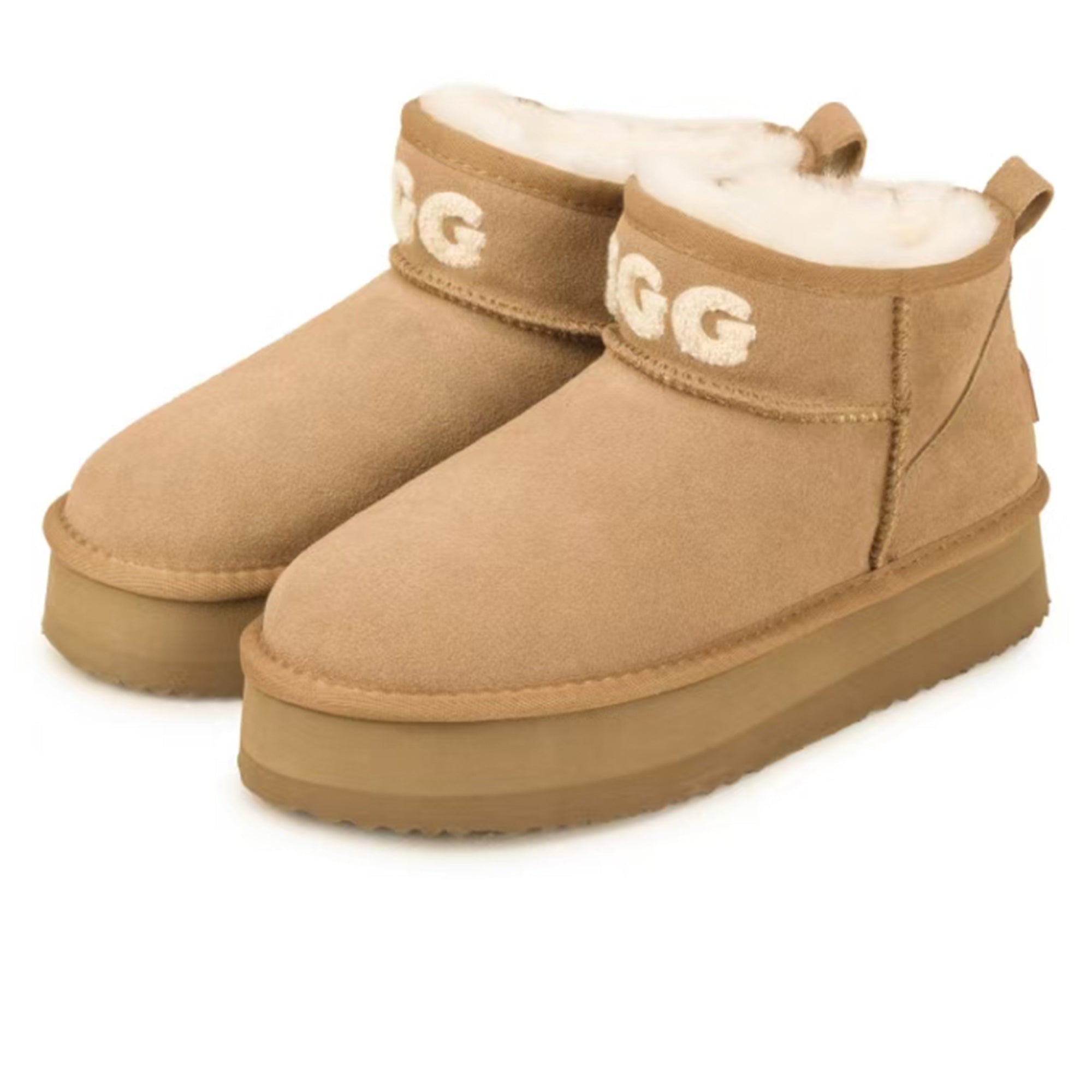 UGG Shearling Ultra Mini Platform Boots