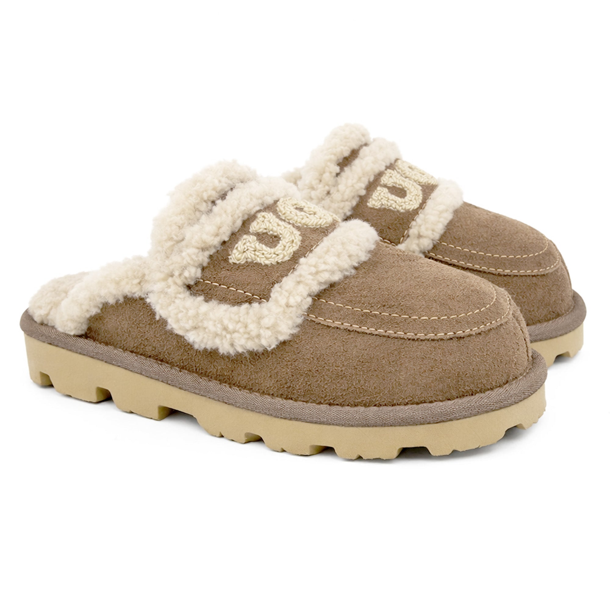 UGG Shearling Comfort Sole Slippers