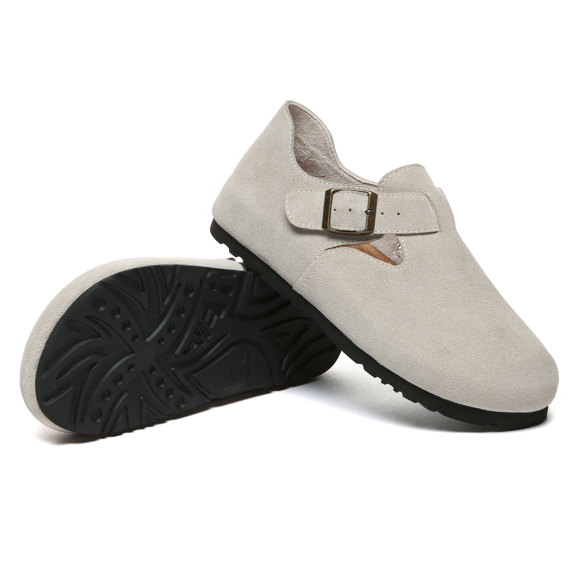 EverUgg adjustable buckle clog slippers with soft footbed and stylish design, perfect for cozy indoor wear.