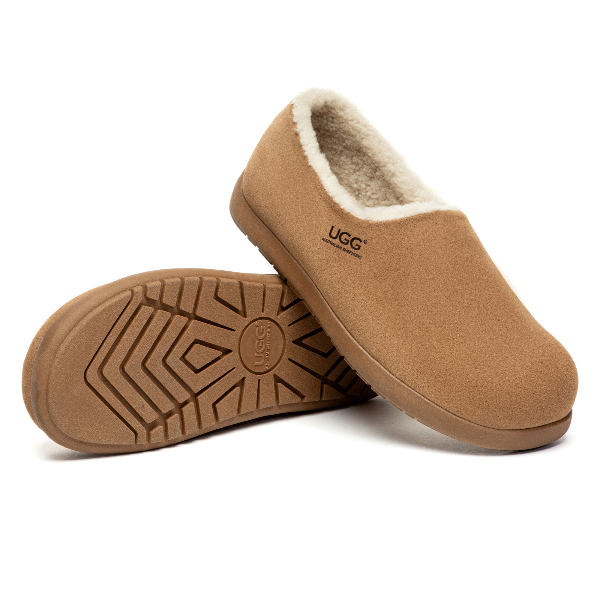 EverUgg ankle clog slippers for men, featuring soft UGG slippers design with comfortable, cozy fit and slip-on style.