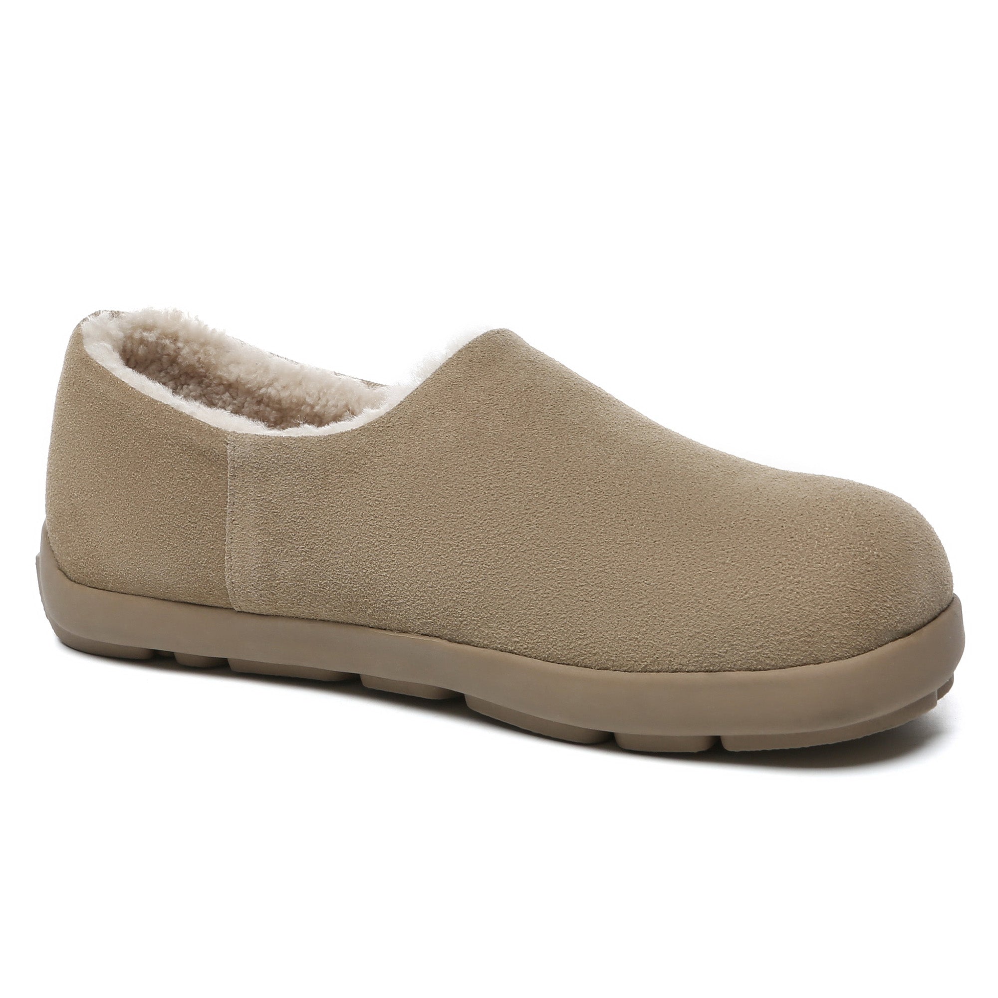 EverUgg ankle clog slippers for women, soft UGG slip-ons with cozy design and textured sole, perfect for indoor comfort.