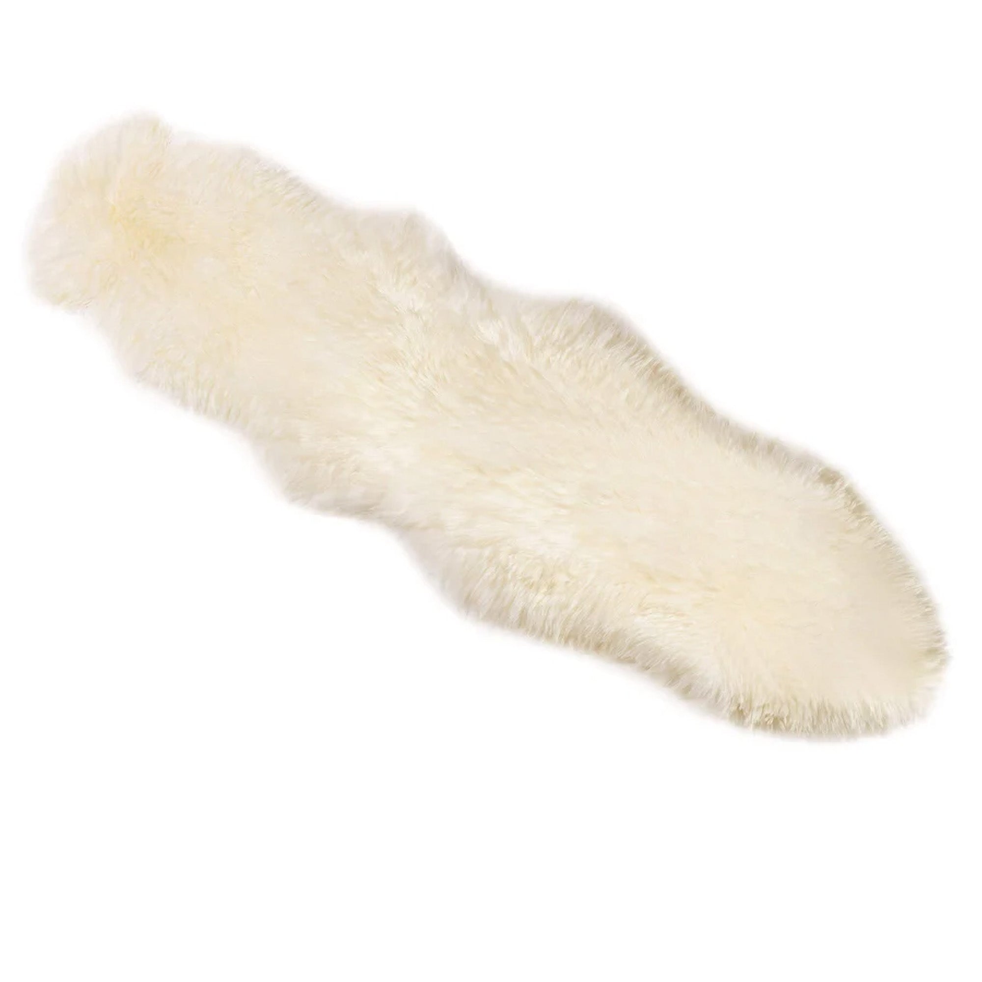 Australian 100% Merino sheepskin wool rug by EverUgg, showing soft, plush wool fibers and natural sheepskin texture.