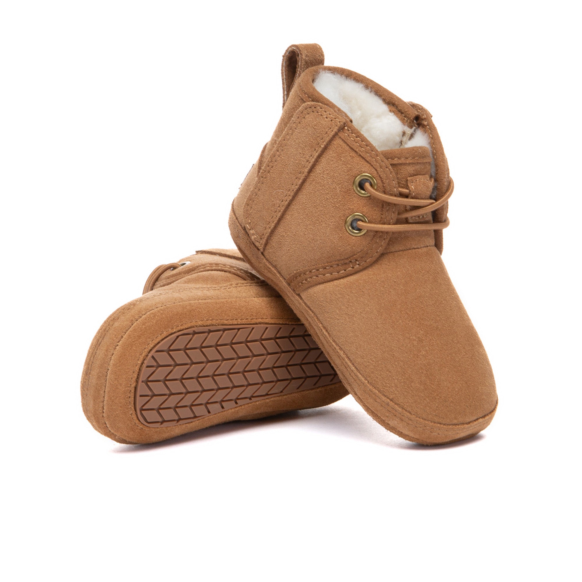Kids' EverUgg Baby Bootie in soft, plush material with a cozy design, perfect for little feet and winter warmth.