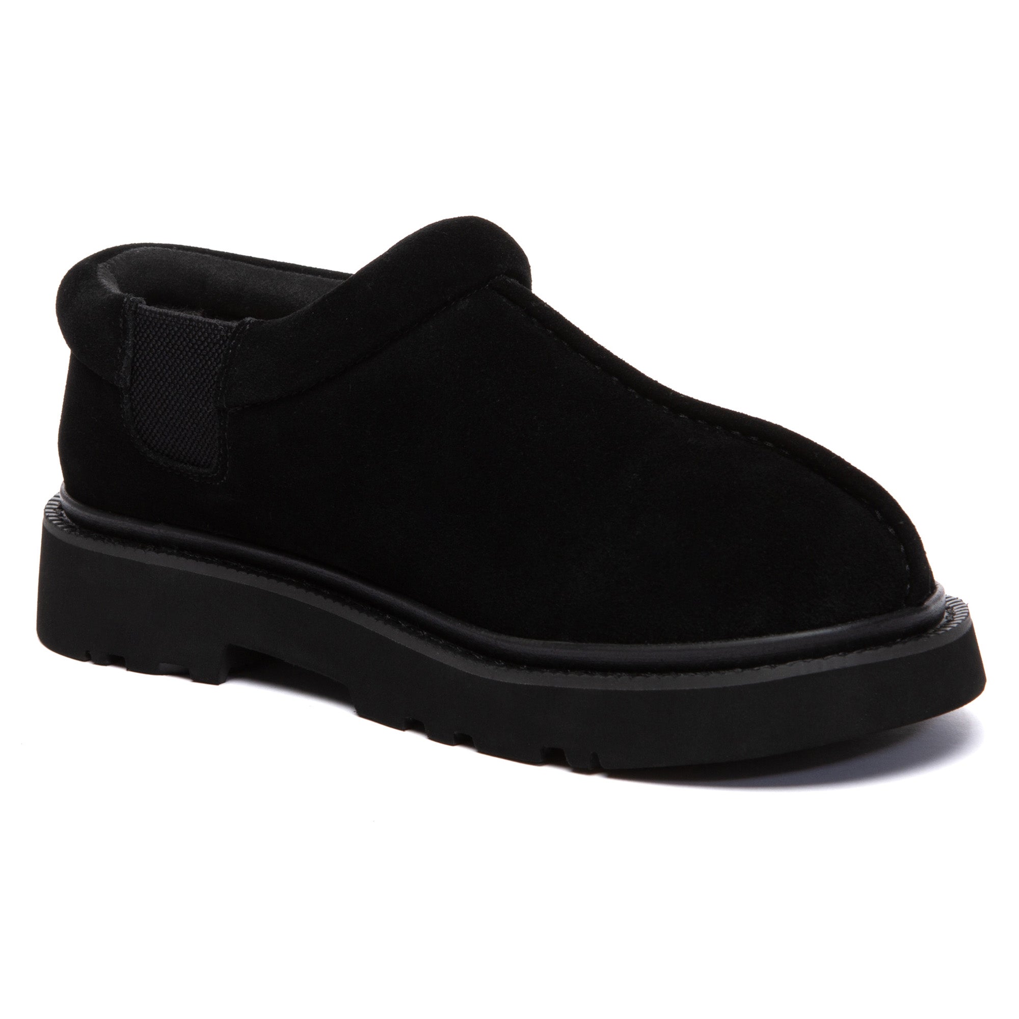 EverUgg Axton ankle UGG slippers featuring soft material, cozy design, and slip-on style for comfortable indoor wear.