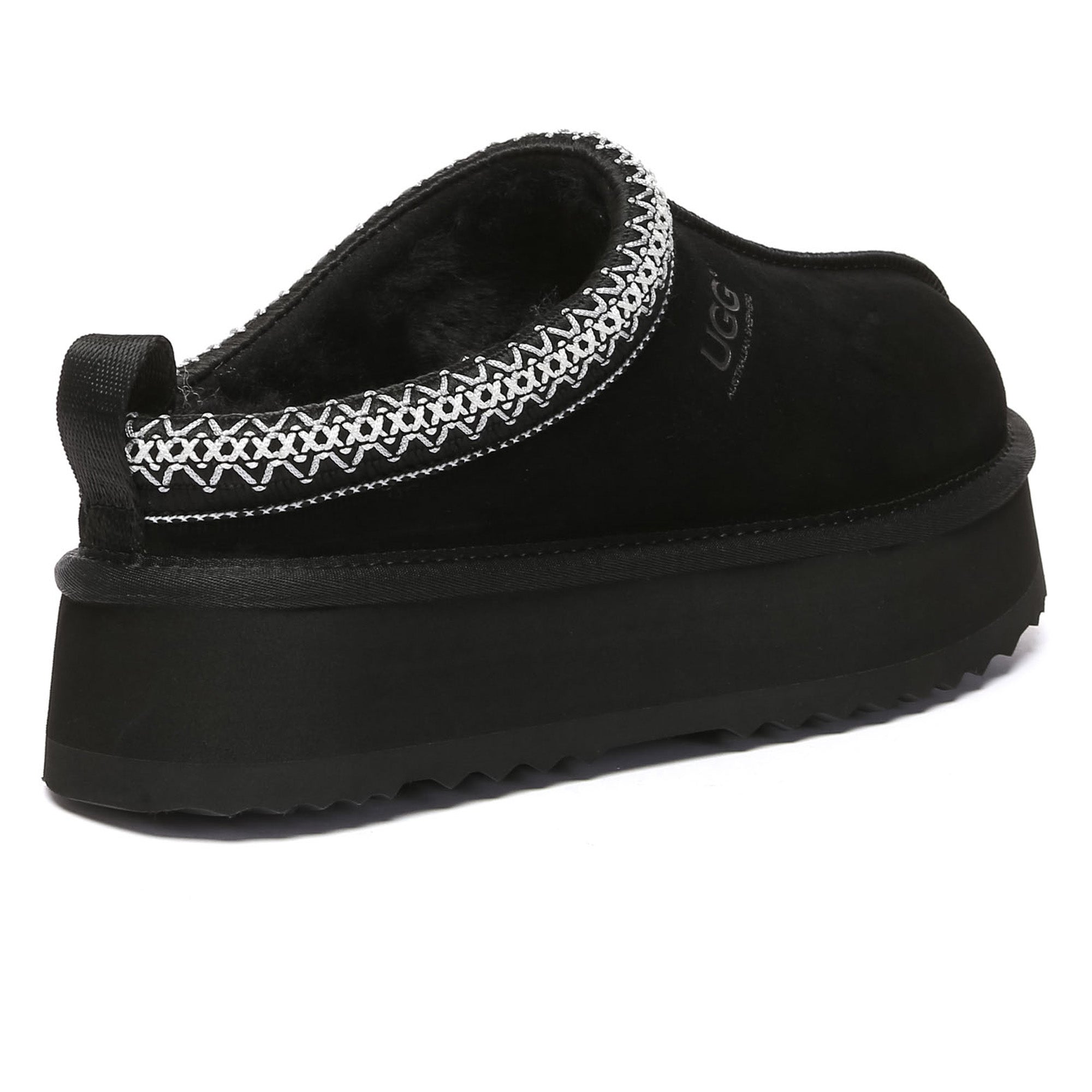 Multicolor UGG platform slippers for women by EverUgg, featuring soft material and stylish design with a thick sole.