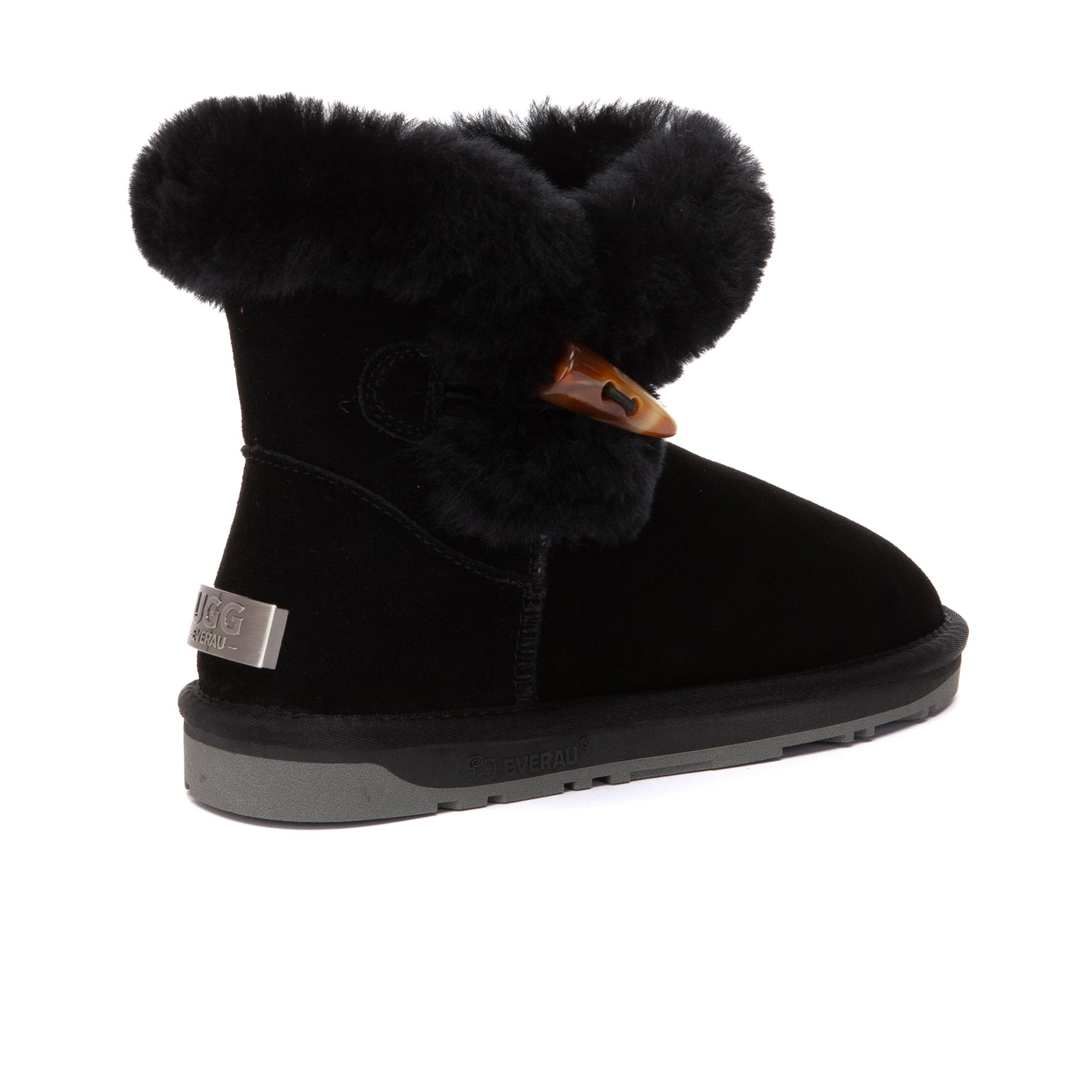 EverUgg Tiara Shark Mini Button UGG Boots featuring shark design and mini button accents in soft, cozy materials.