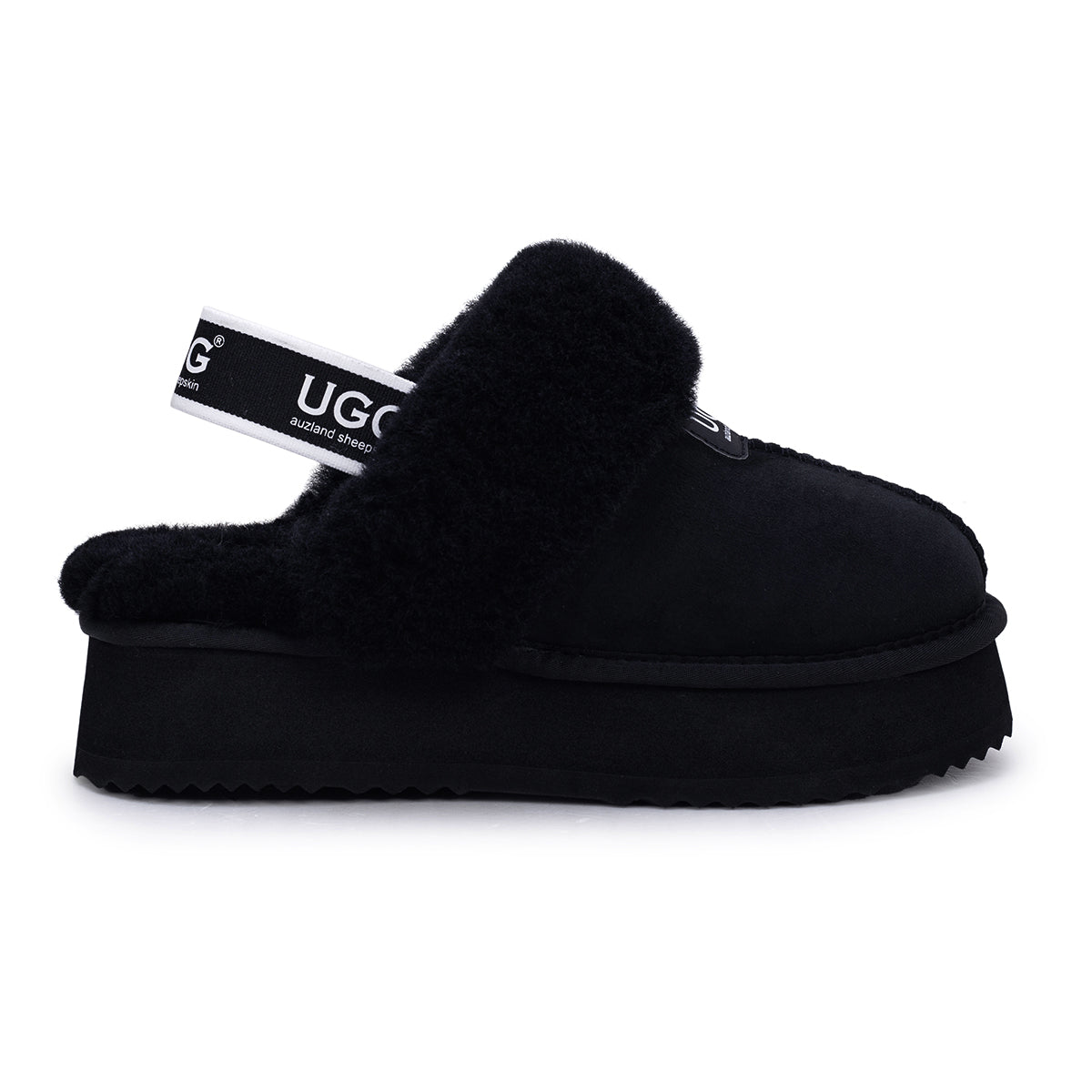 Platform Strap UGG Slippers