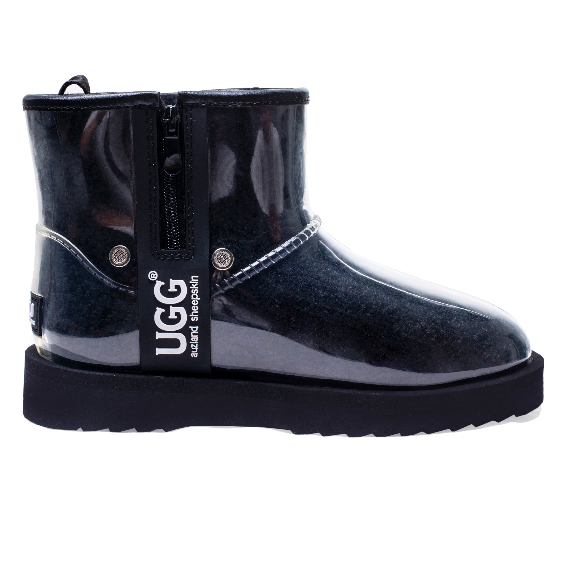 UGG Zipper Clear Mini Rain Boots
