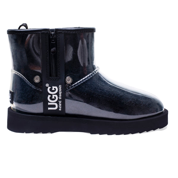UGG Zipper Clear Mini Rain Boots