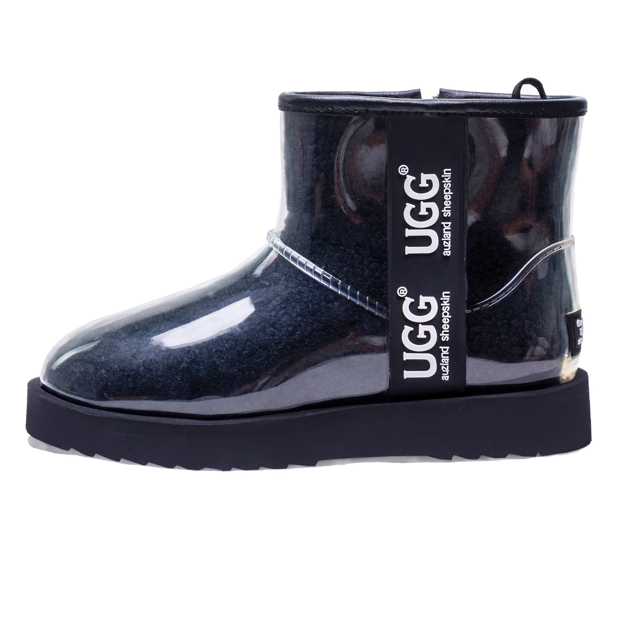 UGG Zipper Clear Mini Rain Boots