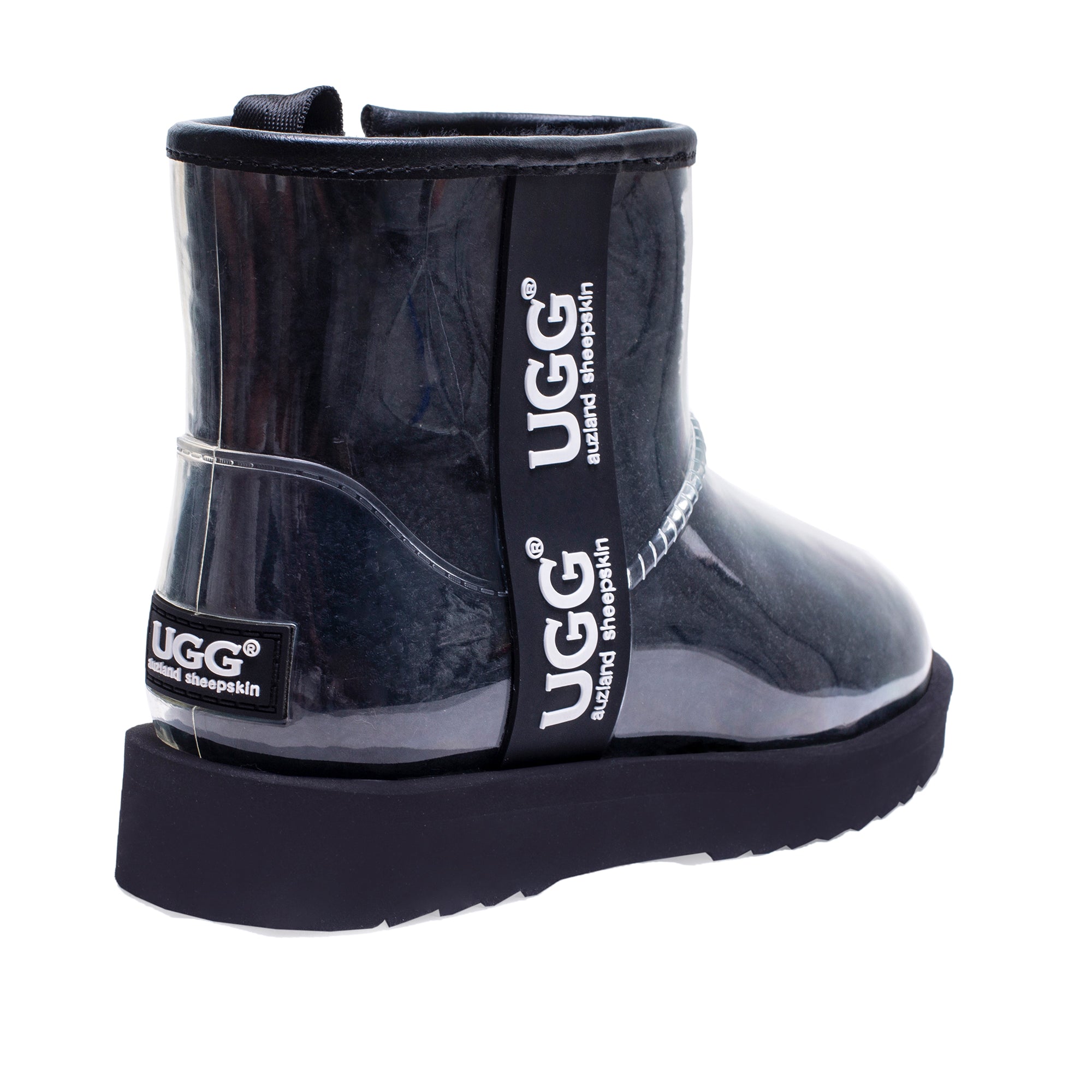UGG Zipper Clear Mini Rain Boots