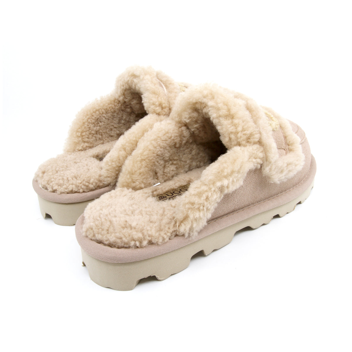 UGG Shearling Comfort Sole Slippers