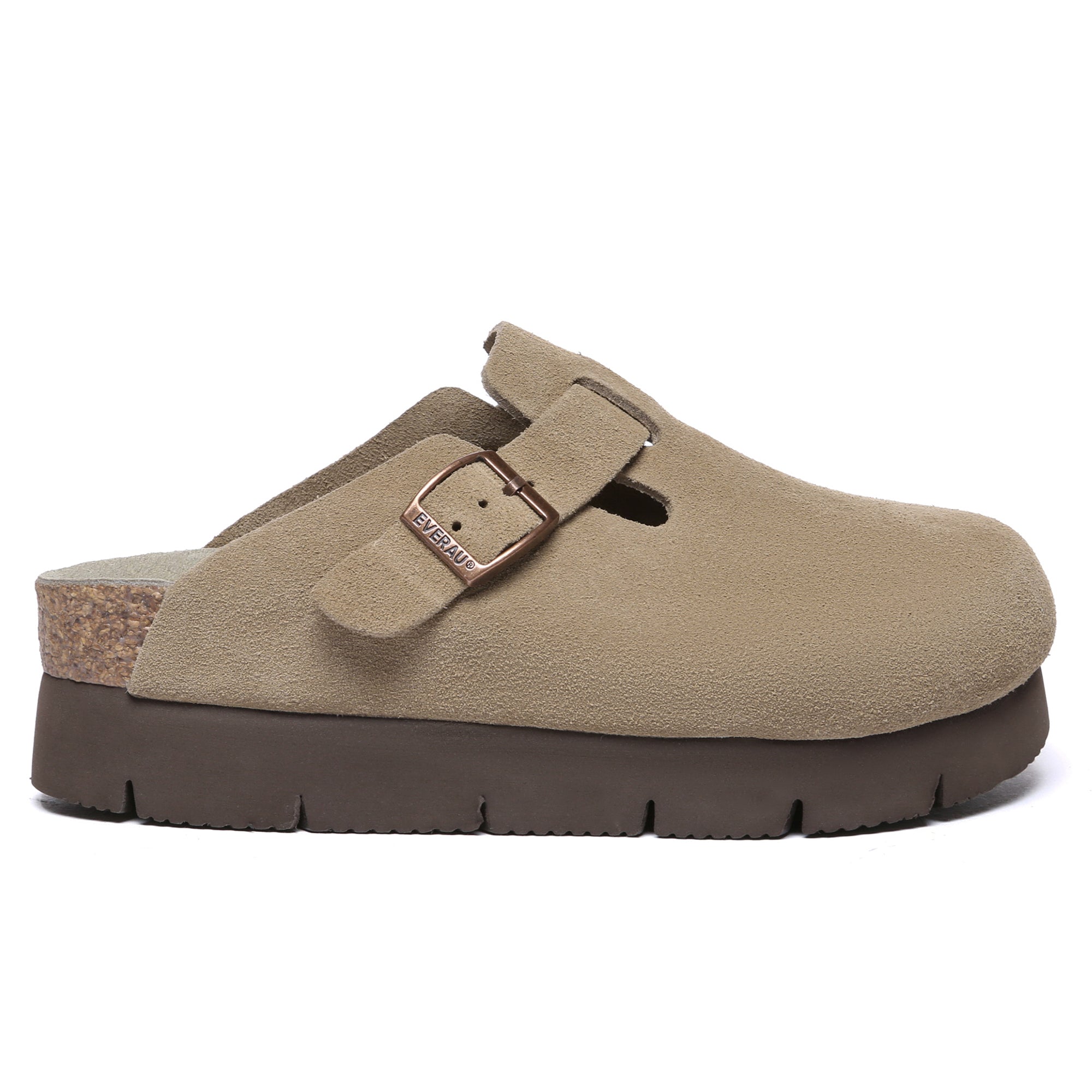 EverUgg Brooklyn Birkie Platform Slides for women featuring comfortable summer footwear with a stylish platform design.
