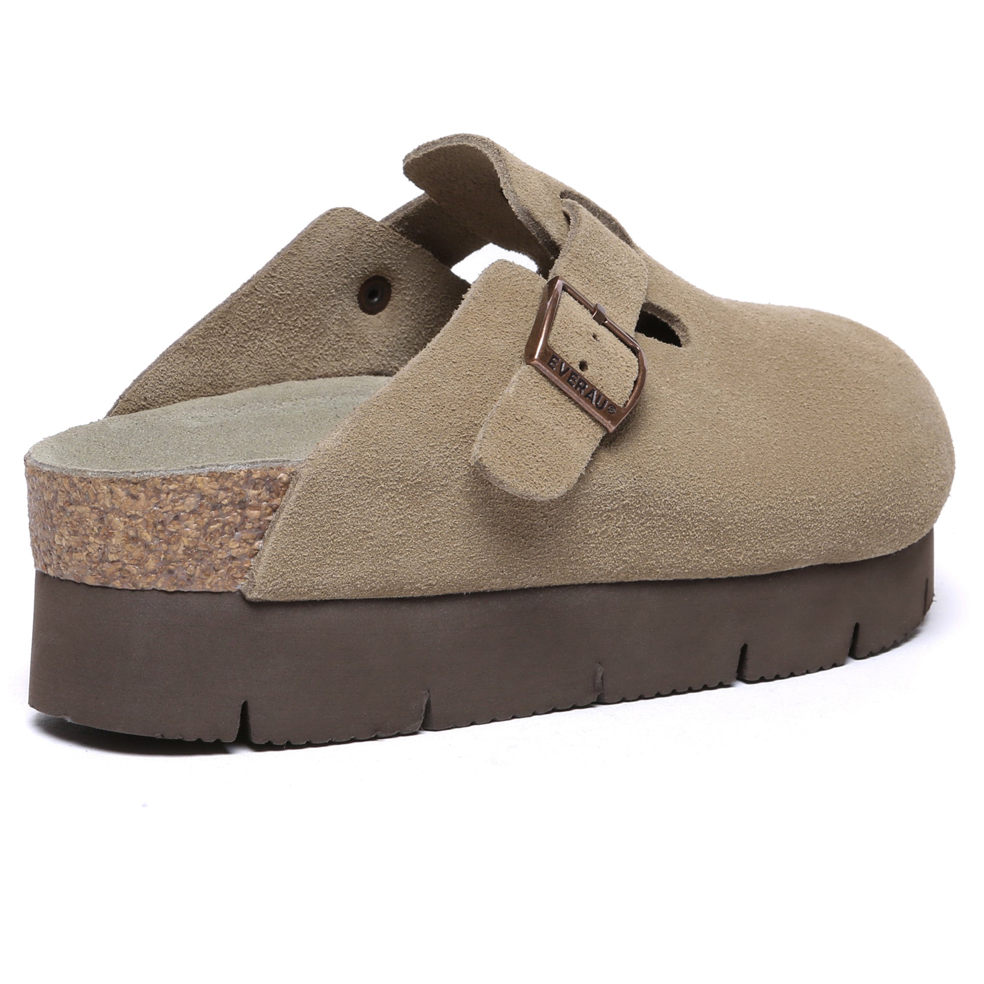 EverUgg Brooklyn Birkie platform slides for women, featuring a stylish summer shoe design with chunky sole and open toe.