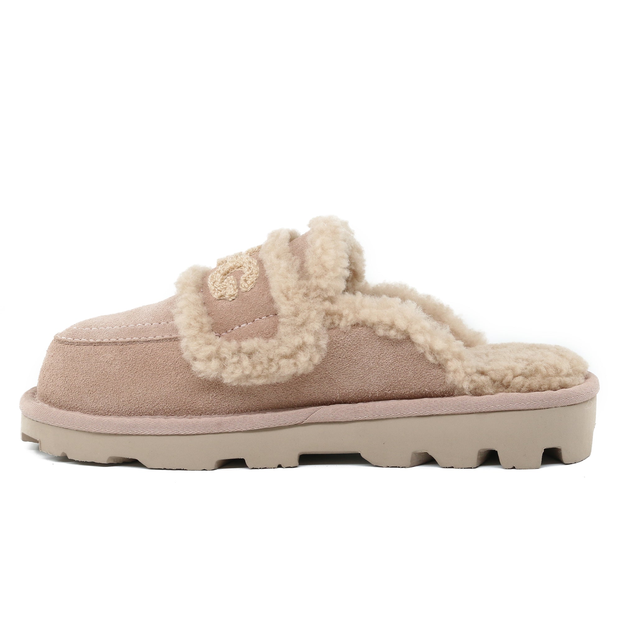 UGG Shearling Comfort Sole Slippers