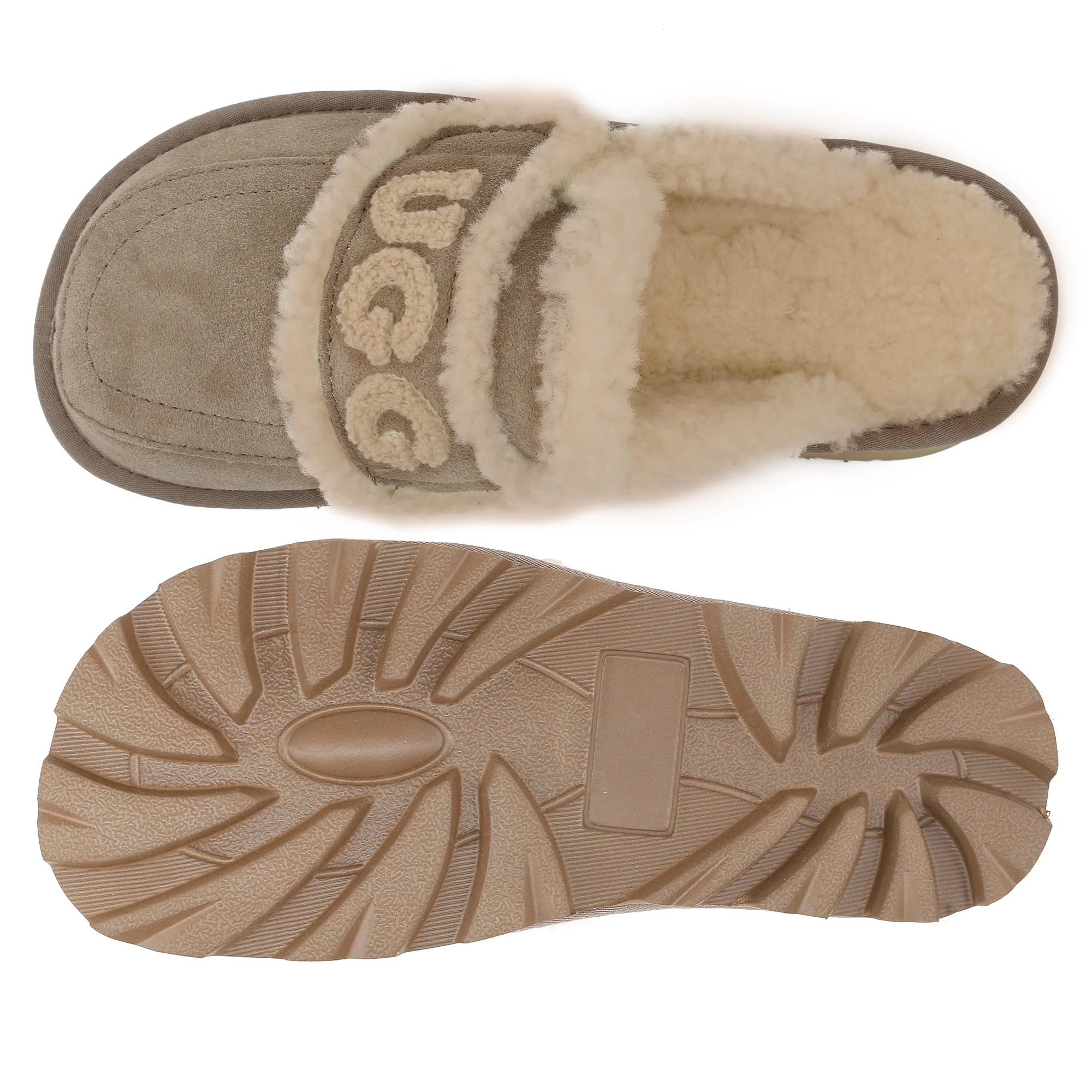 UGG Shearling Comfort Sole Slippers