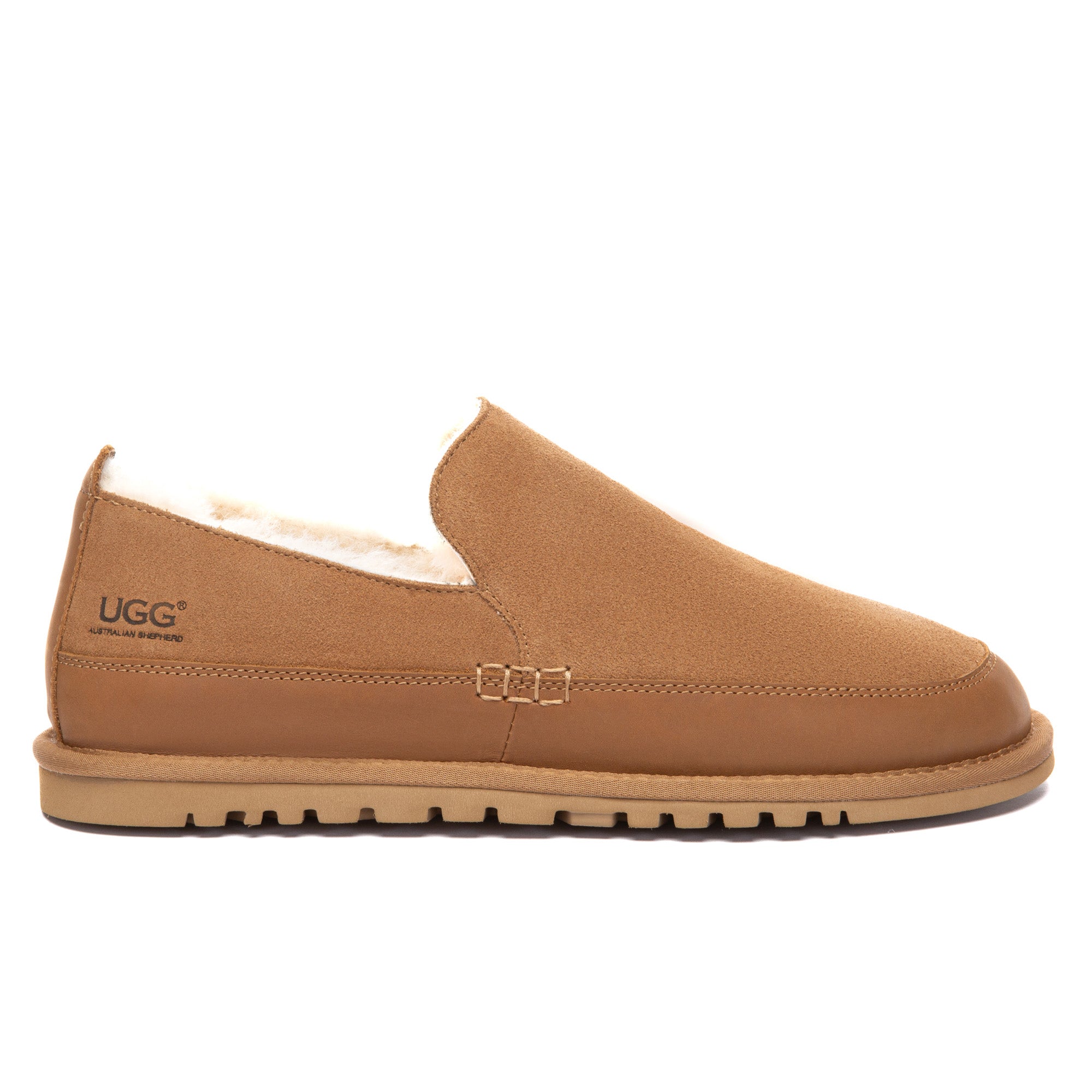 EverUgg Frozark UGG slippers in plush material, featuring cozy slip-on design with soft lining for comfort.