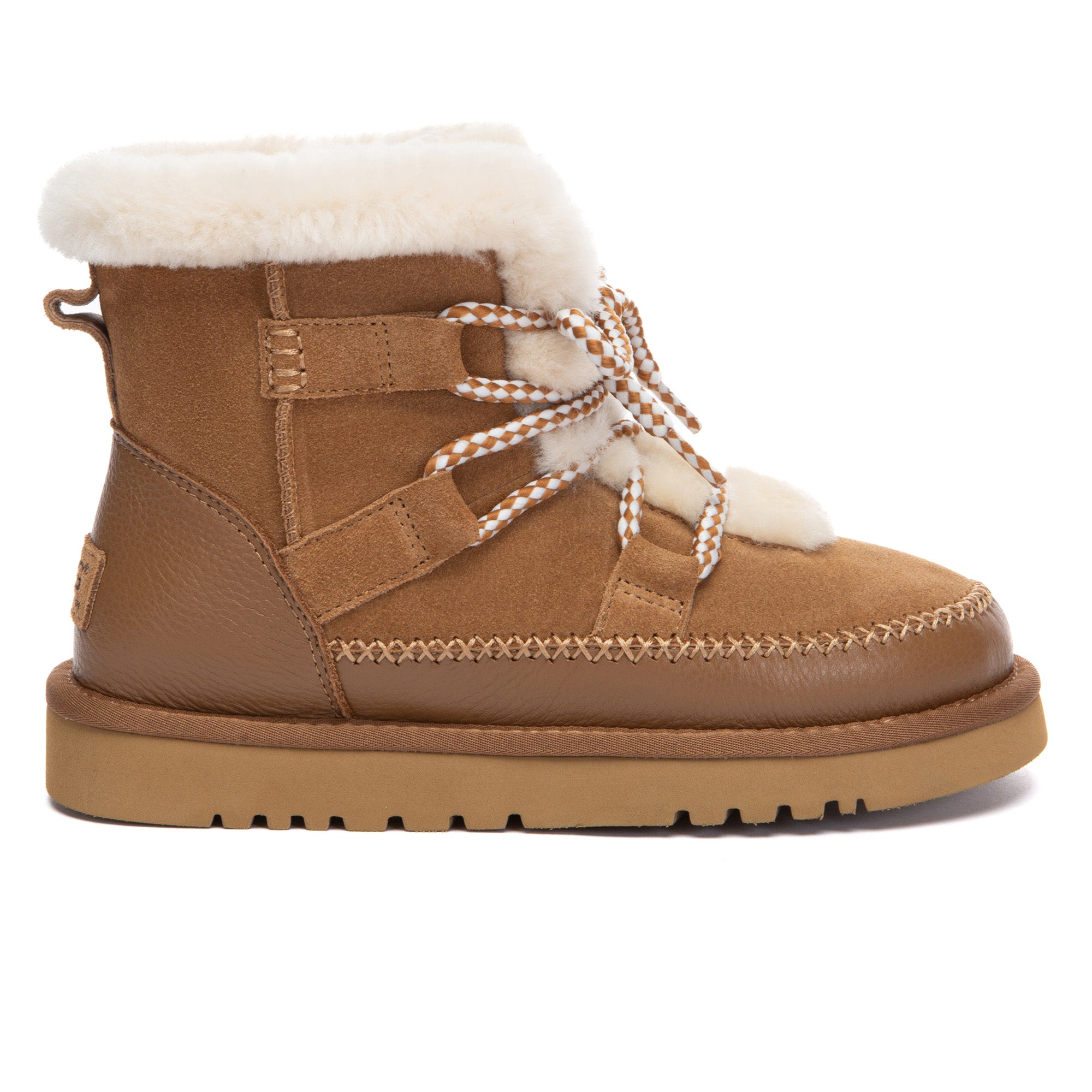 EverUgg Elvora UGG boots in soft, plush material with a cozy design and classic silhouette.