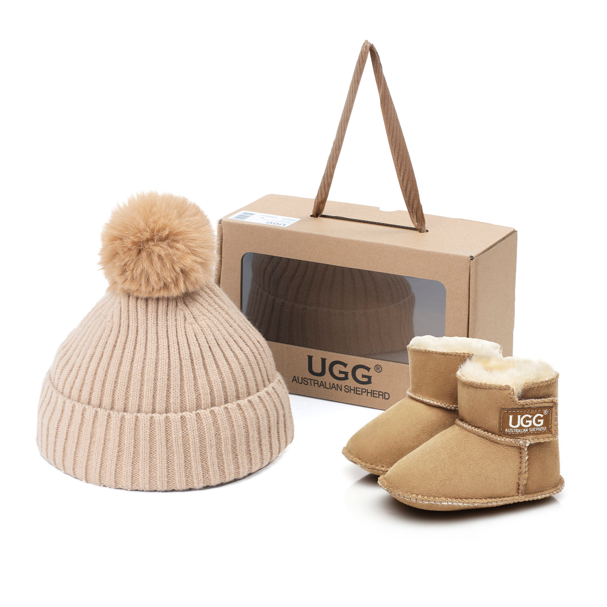 ugg boots hat and scarf set