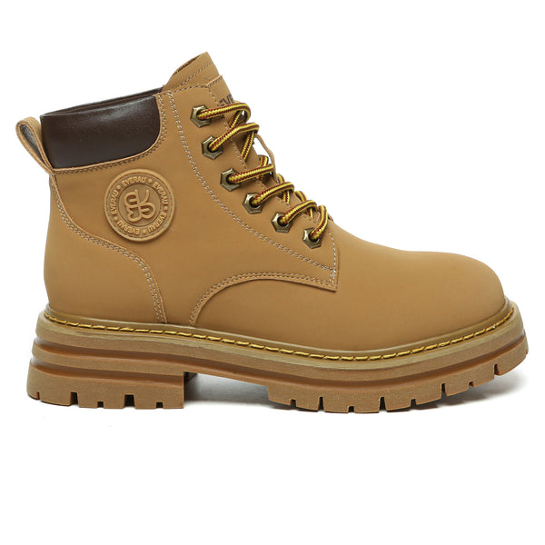 Leather High Top Timber Boots