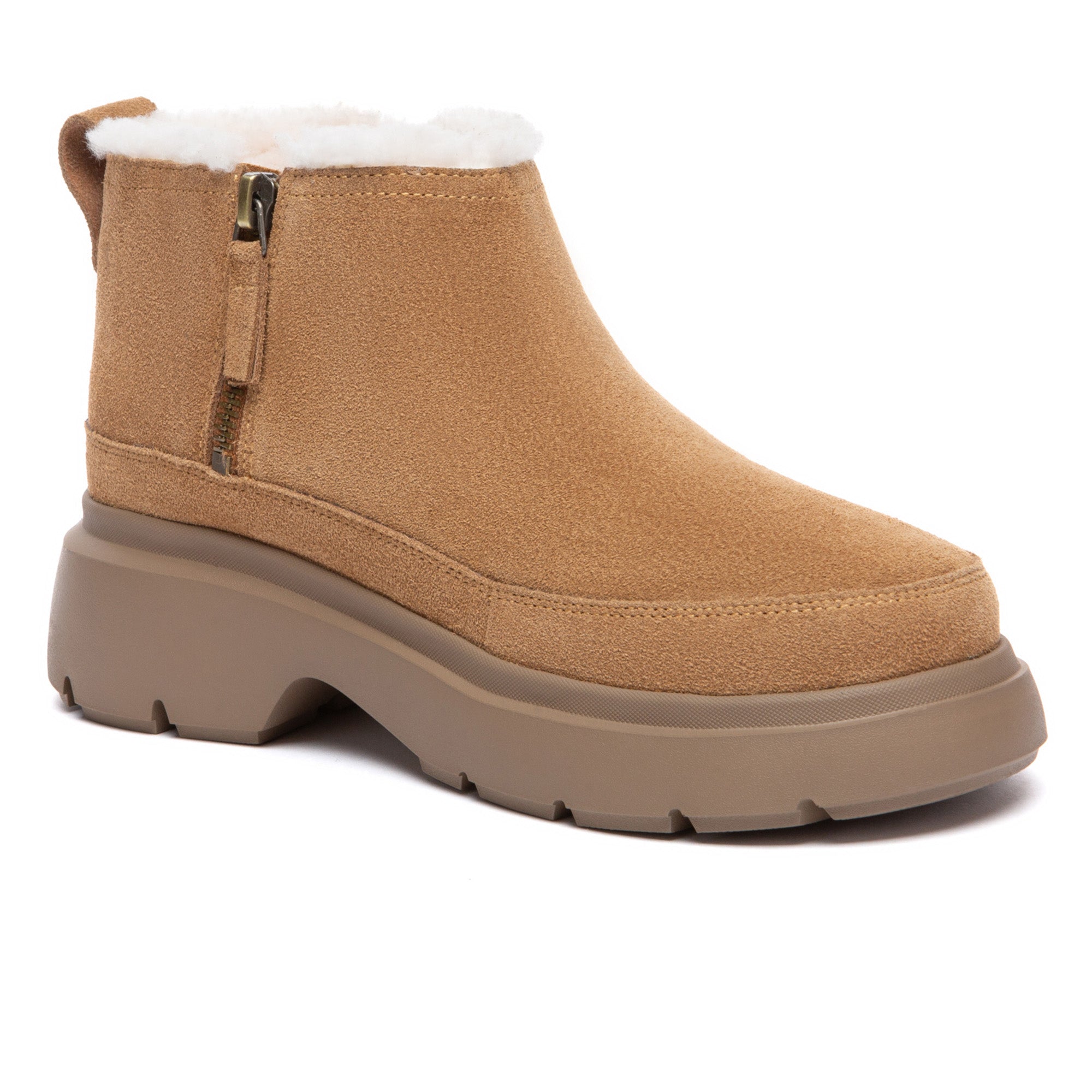 Slit Zip Outdoor Platform UGG Boots