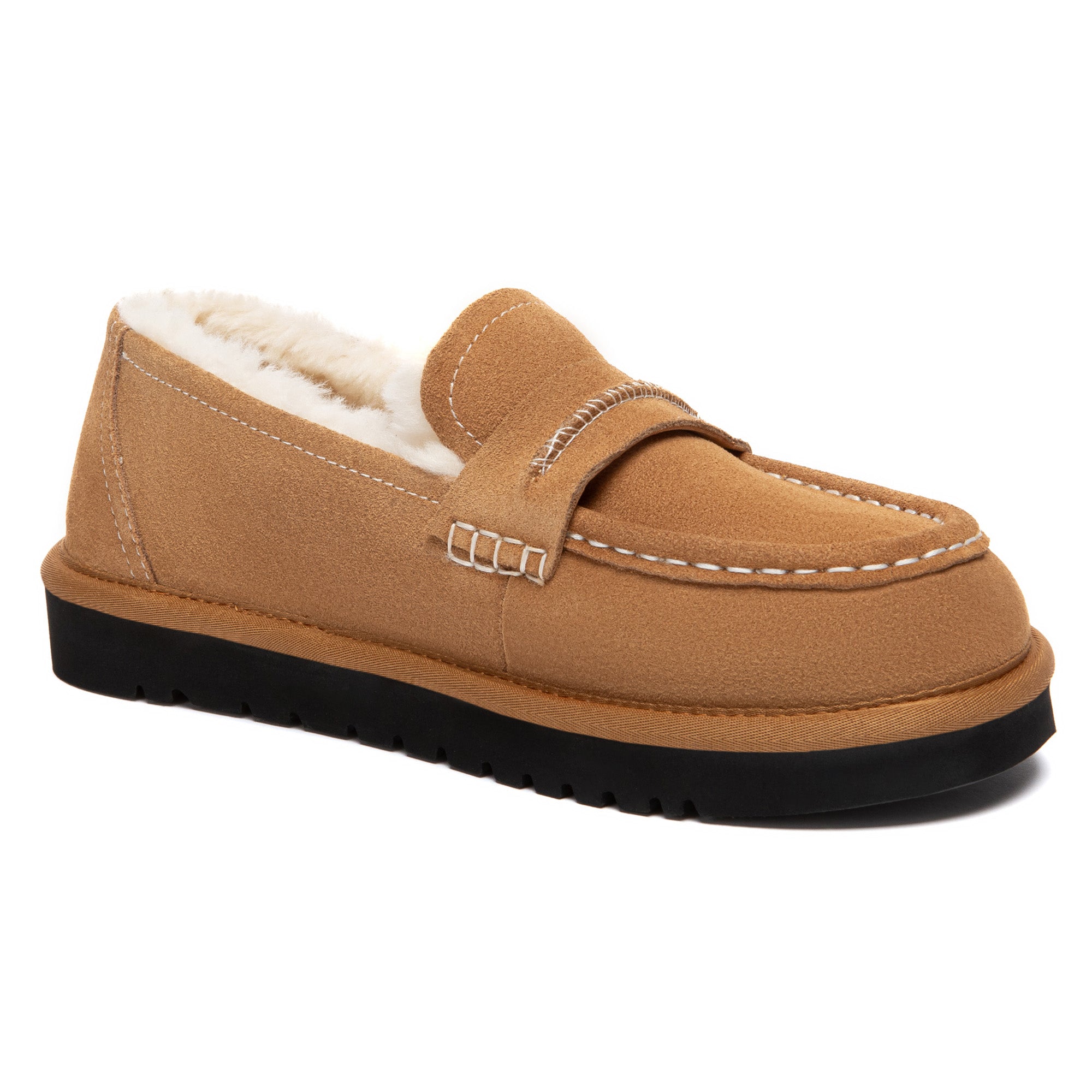Laurent Two-Tone UGG Loafers