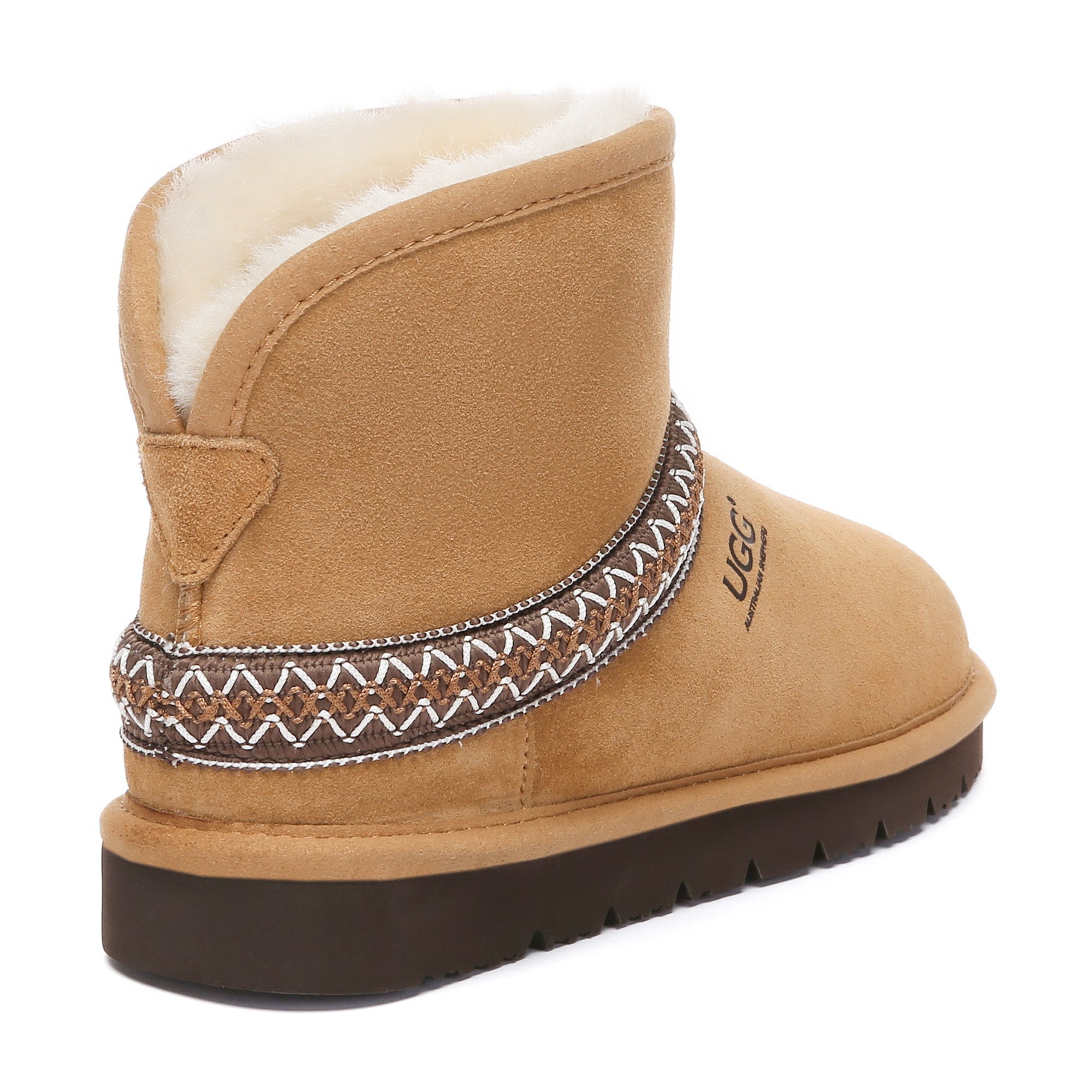 Knitted Ankle Fold UGG Boots