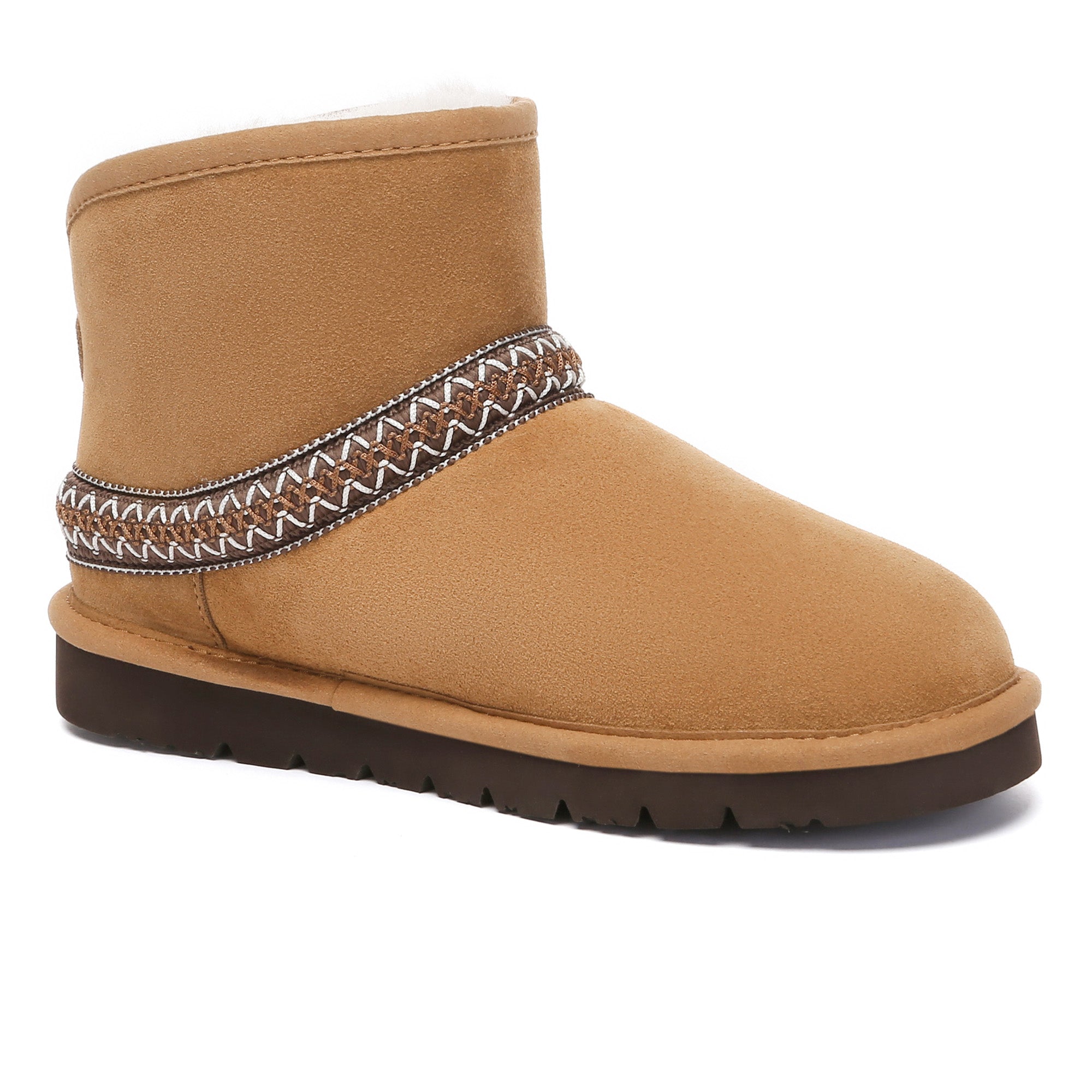 Knitted Ankle Fold UGG Boots