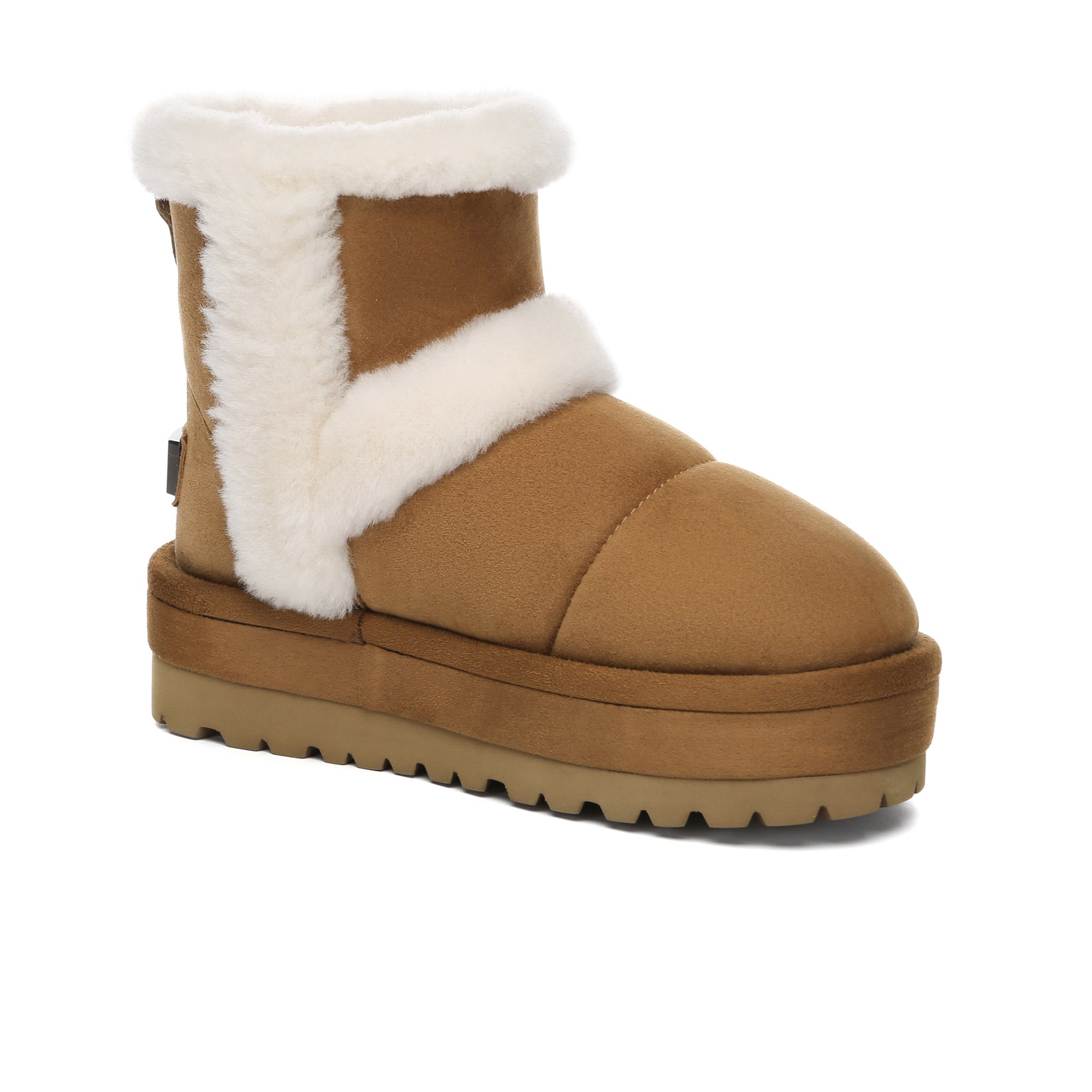 UGG Premium Platform Shearling Fur Boots