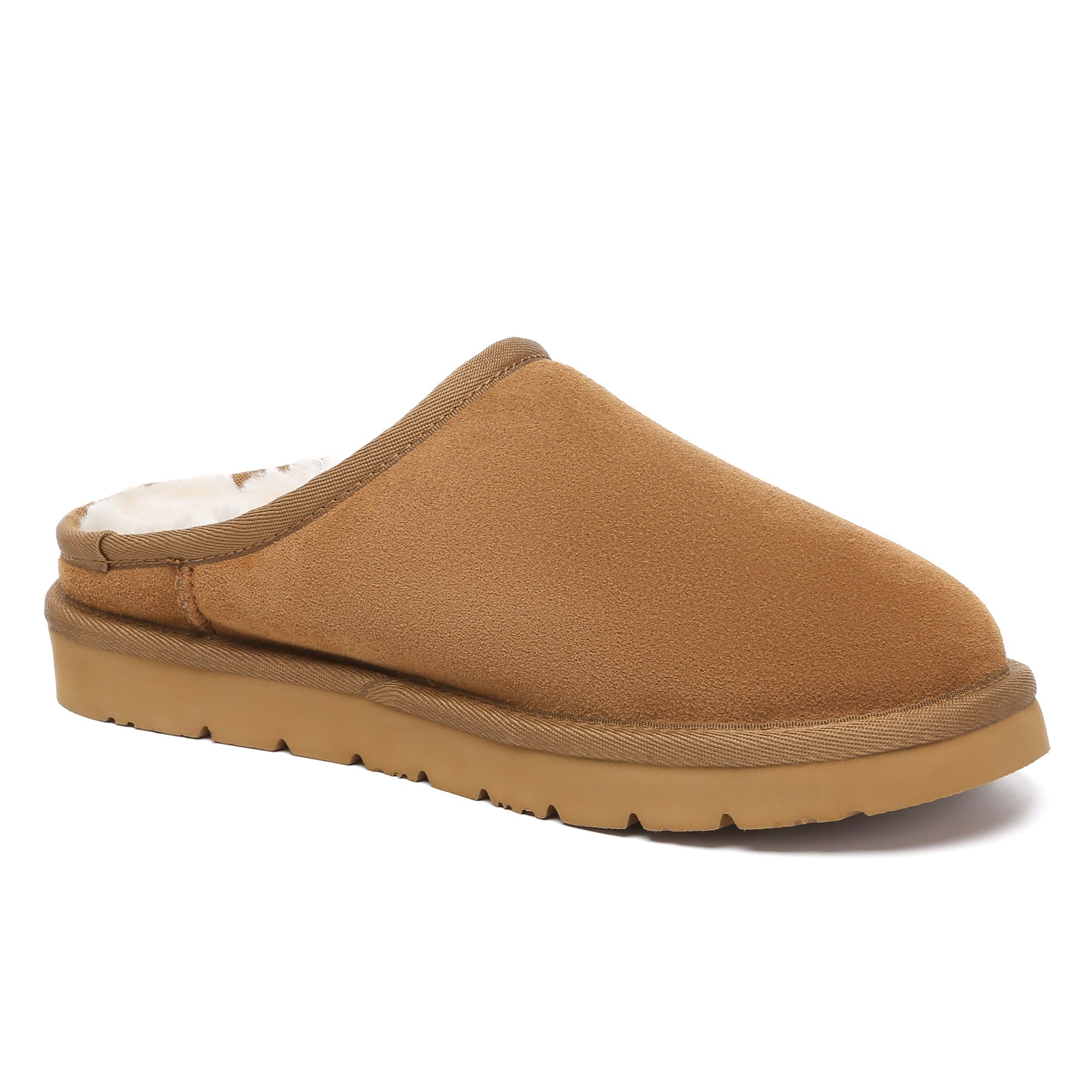 EverUgg Nano Classic UGG slippers for women featuring soft, plush sheepskin material and cozy slip-on design.