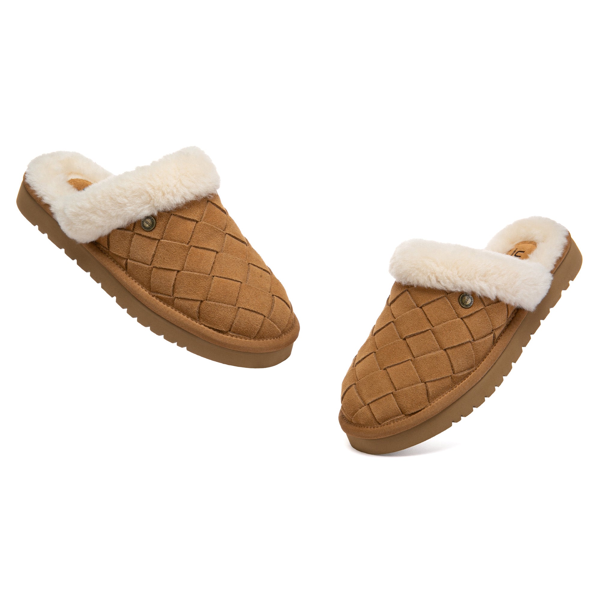 Woven Luxury UGG Slippers