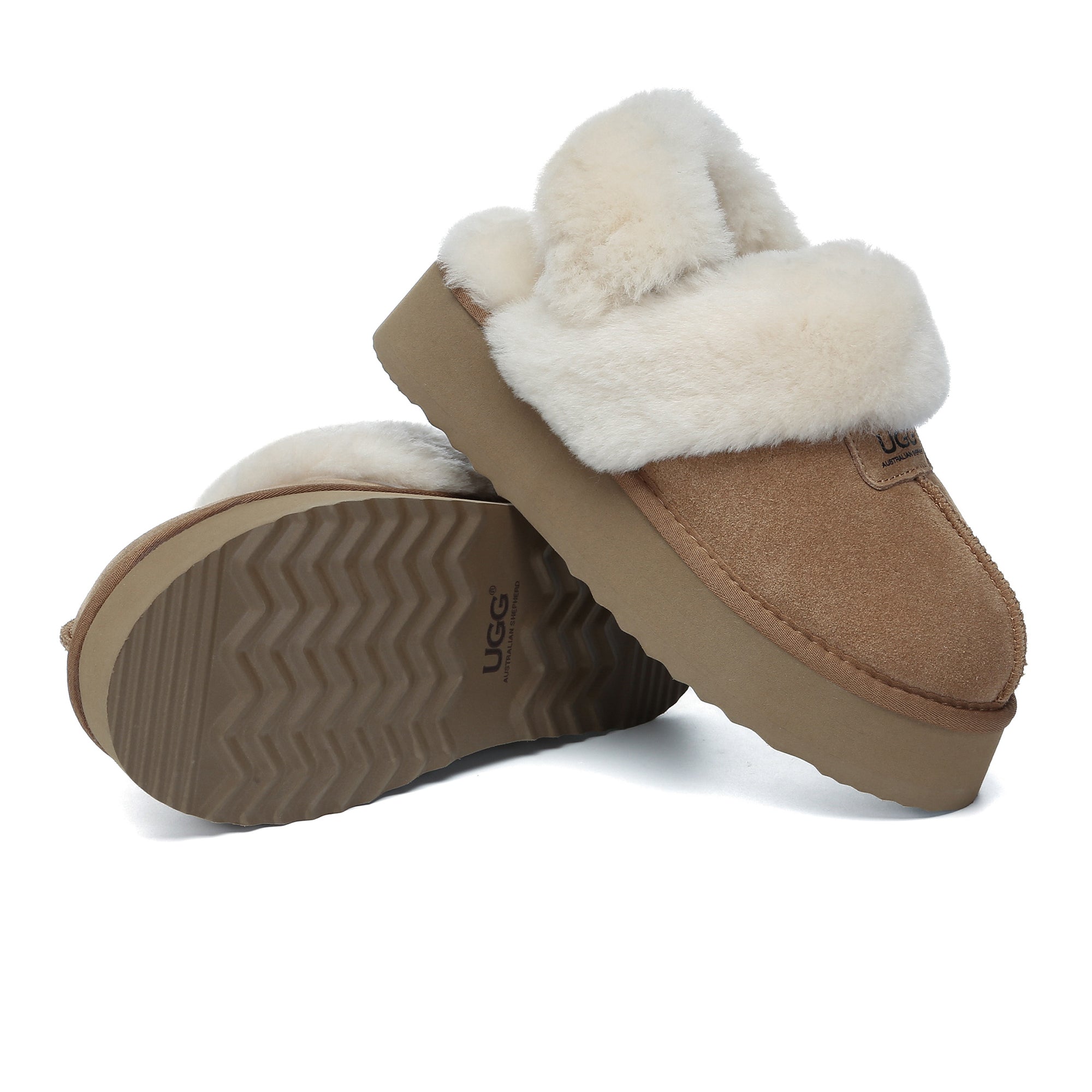 UGG Removable Slingback Platform Slippers