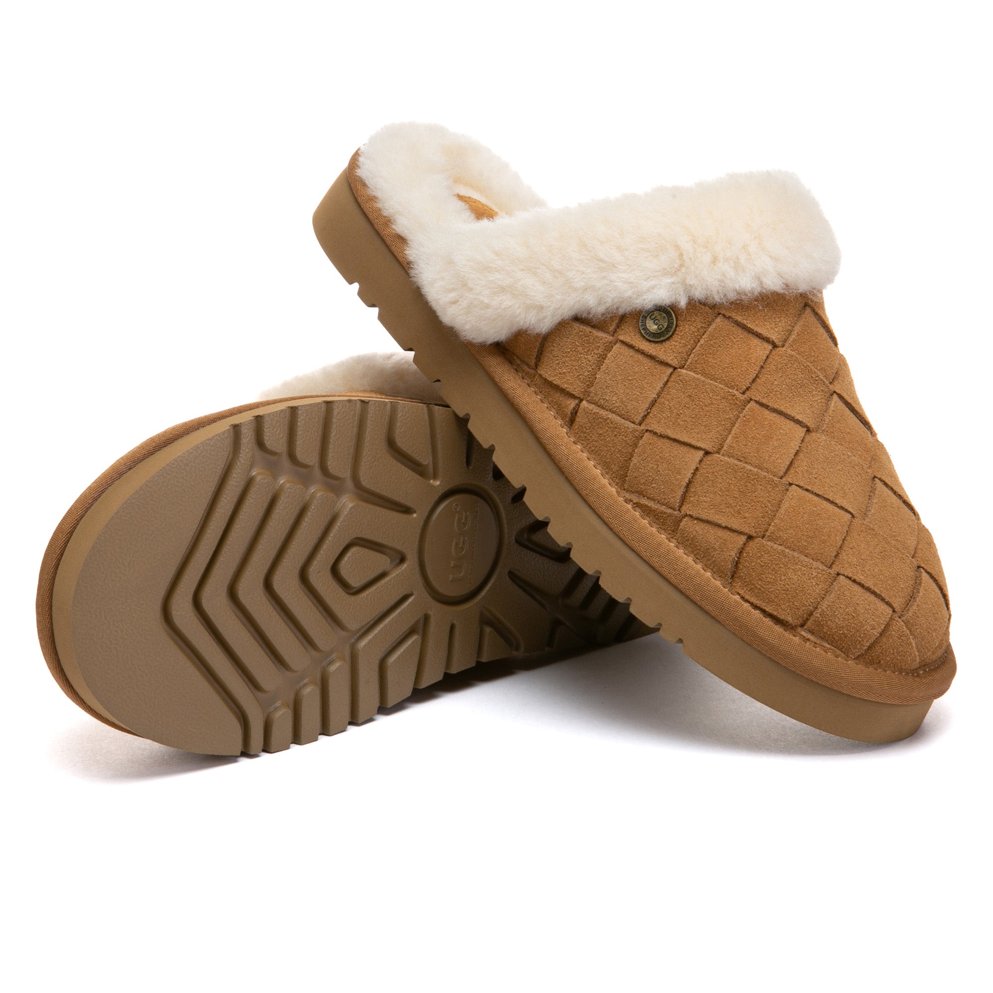 Woven Luxury UGG Slippers