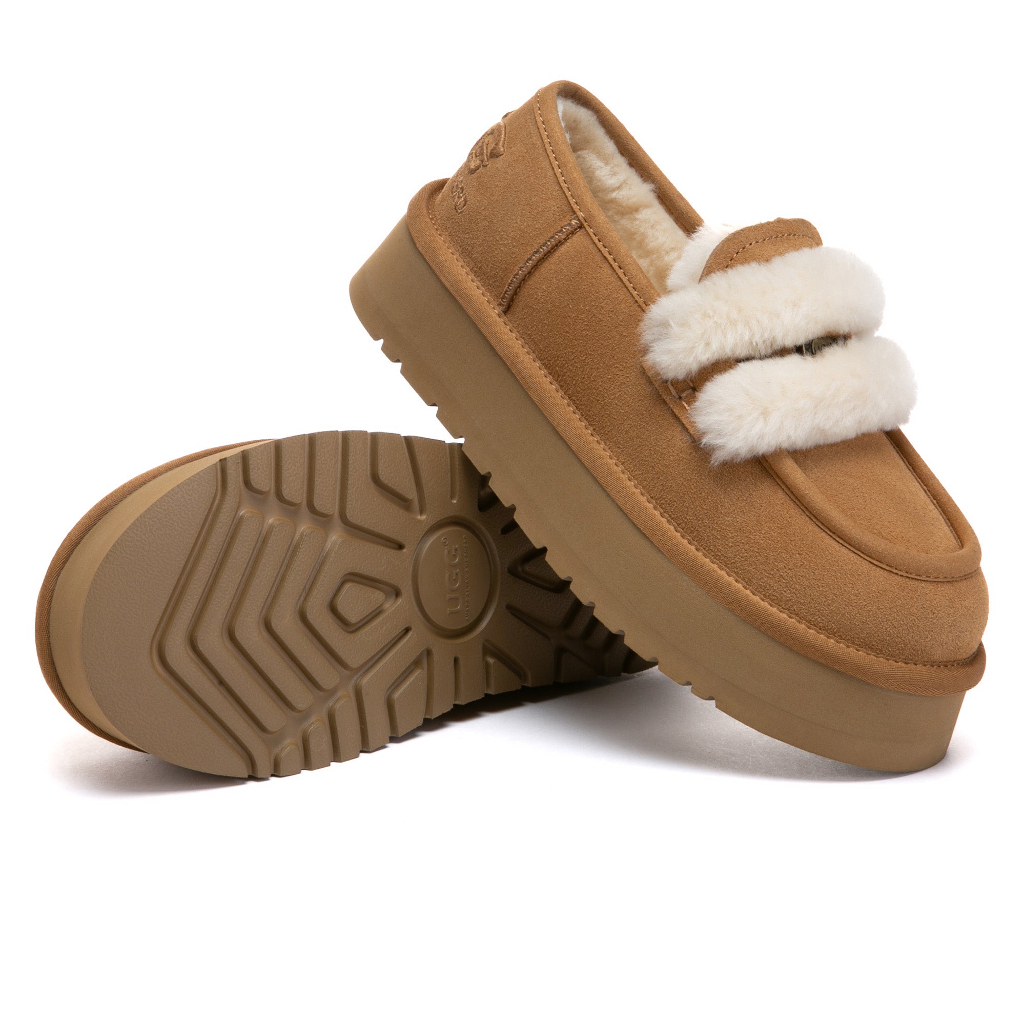 Mora Platform UGG Slippers