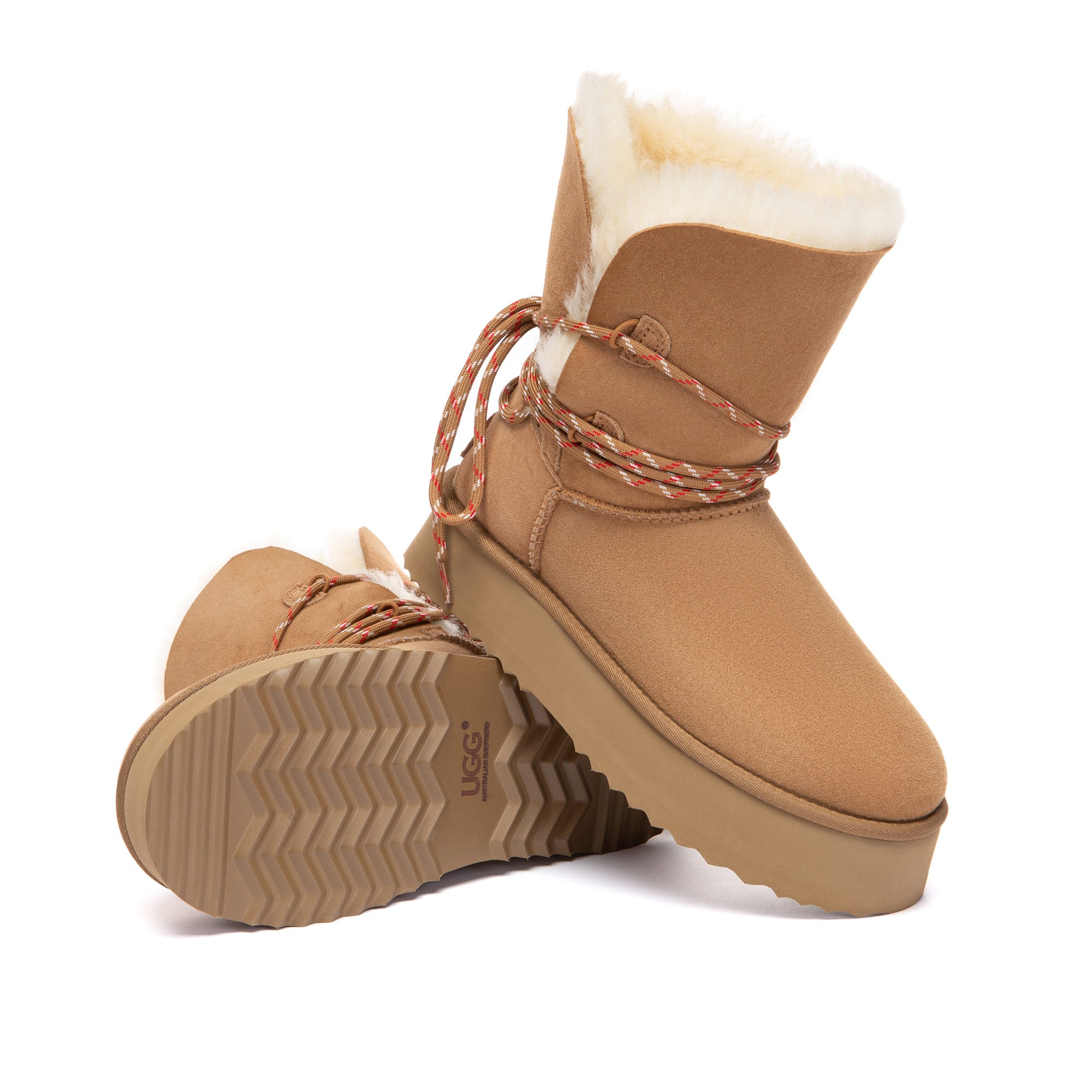 EverUgg Carmen Versatile Strap Platform Boots featuring a stylish design, chunky sole, and adjustable straps for a chic look.