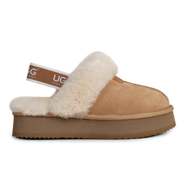Platform Strap UGG Slippers
