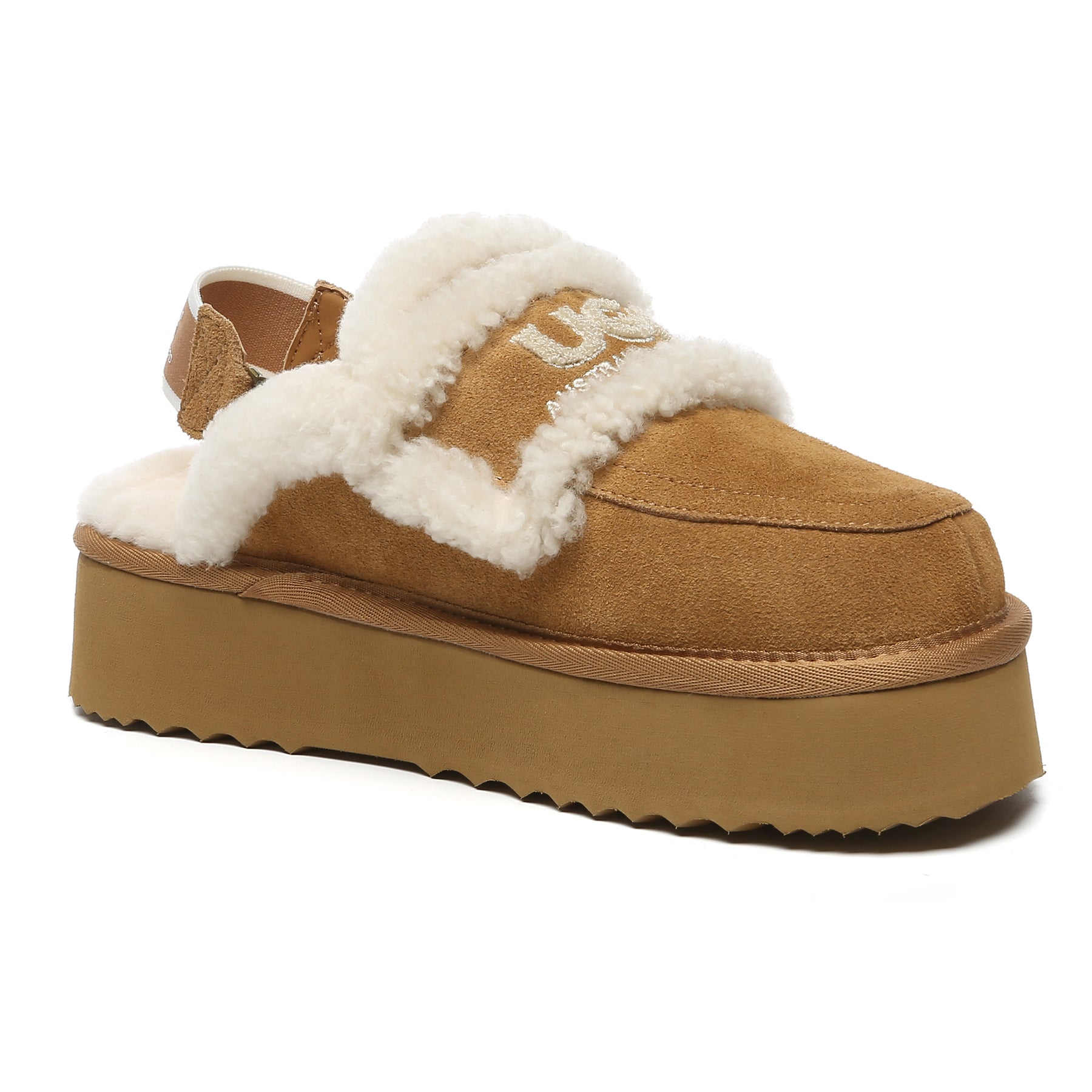 Riley UGG Platform Slingback Slippers