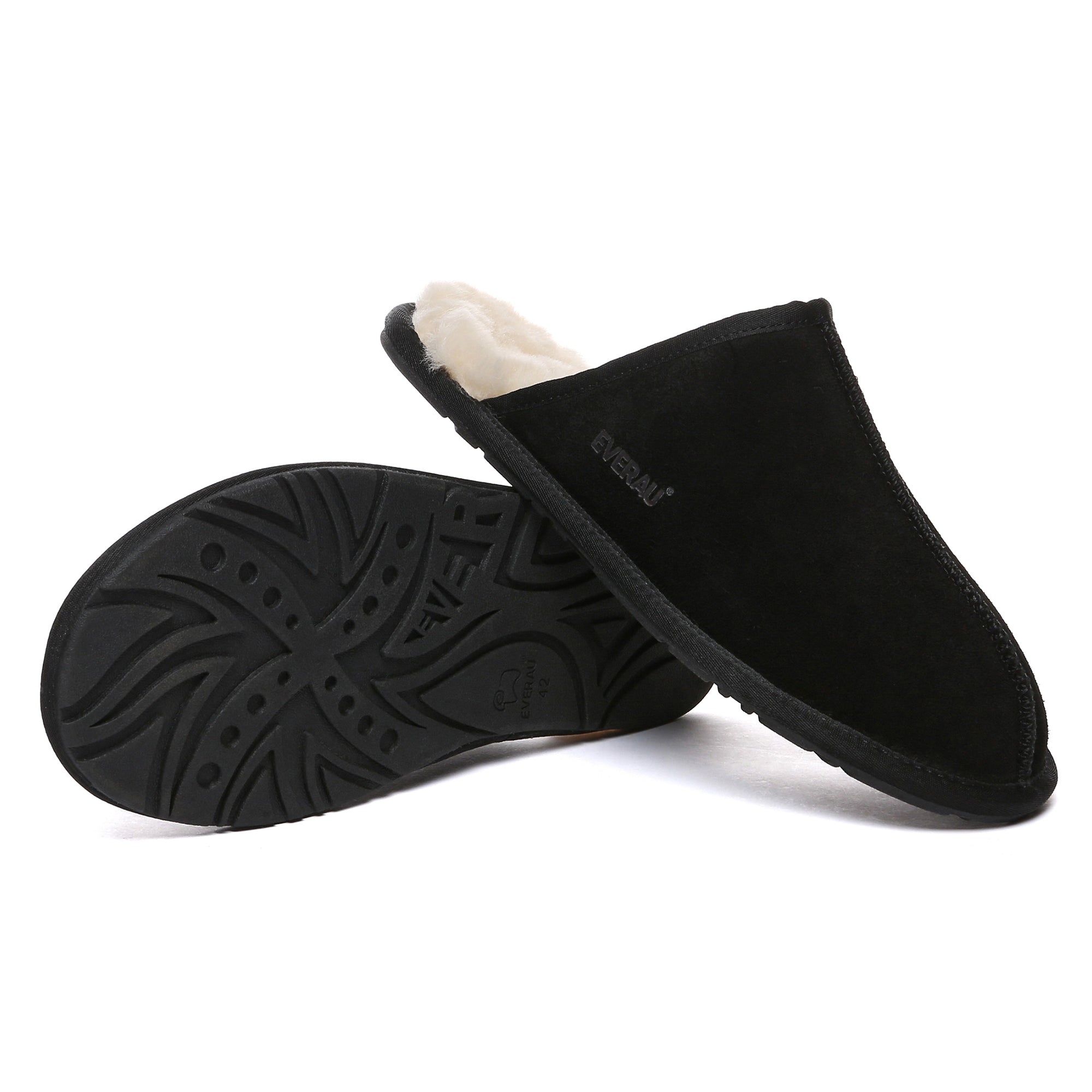 EverUgg Classic Bennett men's UGG slipper featuring soft suede material and cozy shearling lining, designed for comfortable indoor wear.