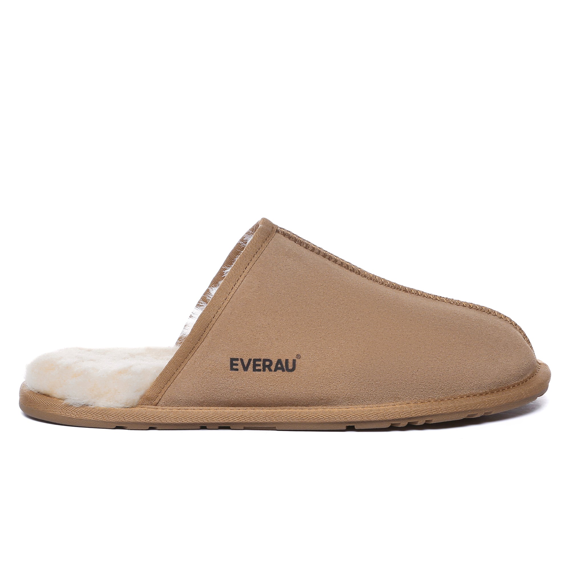 Classic Bennett men's UGG slipper by EverUgg featuring soft suede exterior and cozy shearling lining for comfortable indoor wear