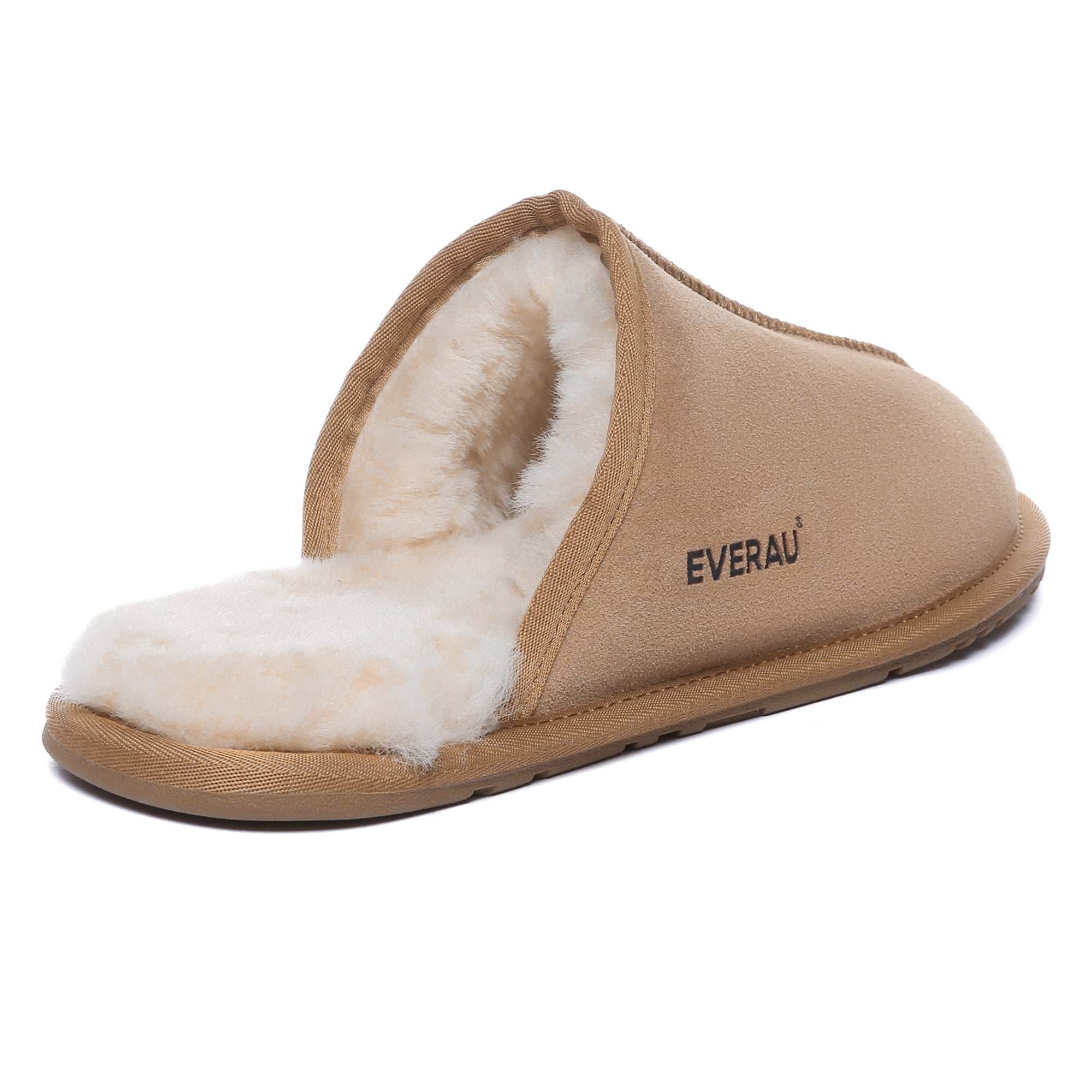 Classic Bennett men's UGG slipper in gray with plush lining, featuring a slip-on design and soft suede exterior.